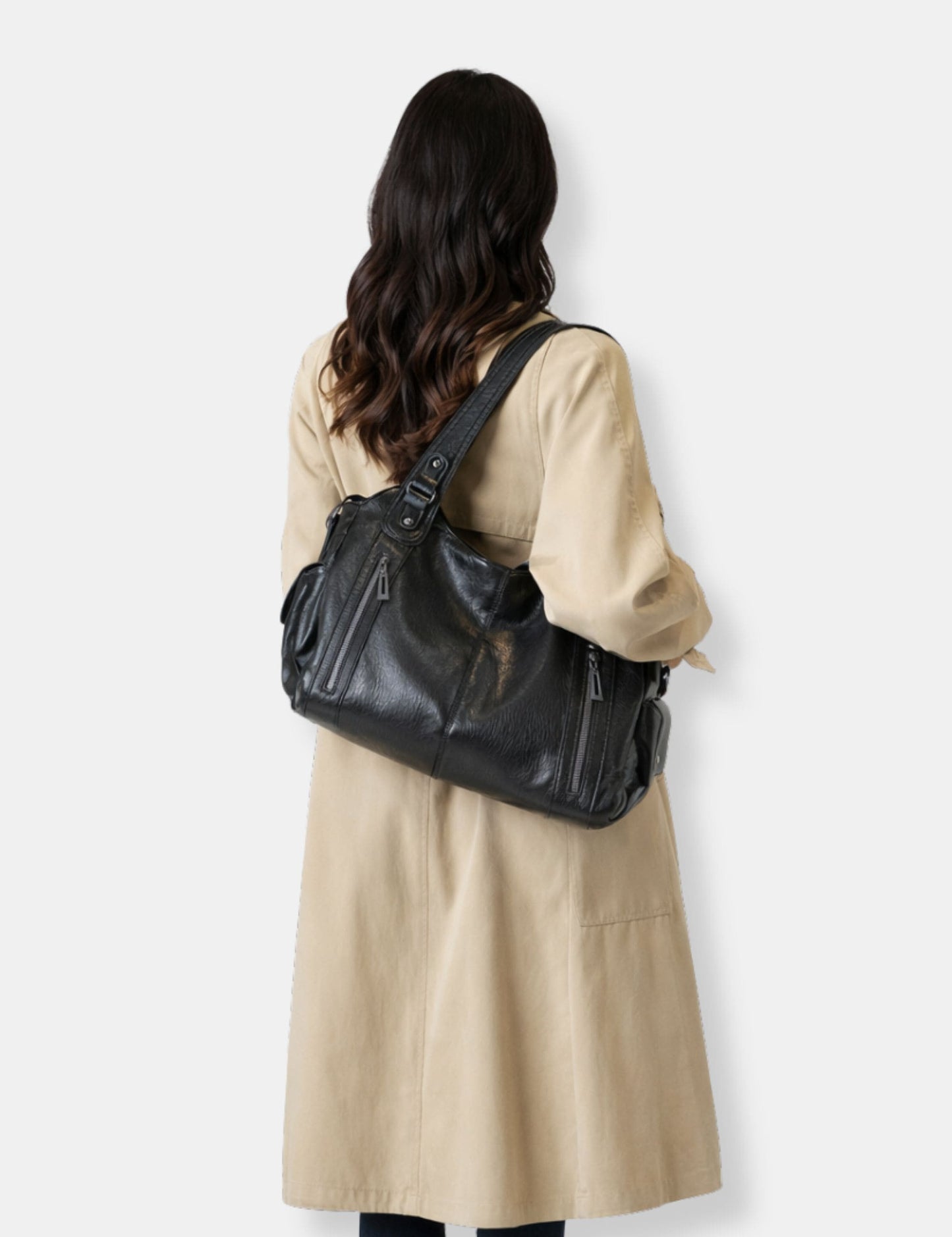 Sac à main cuir vintage