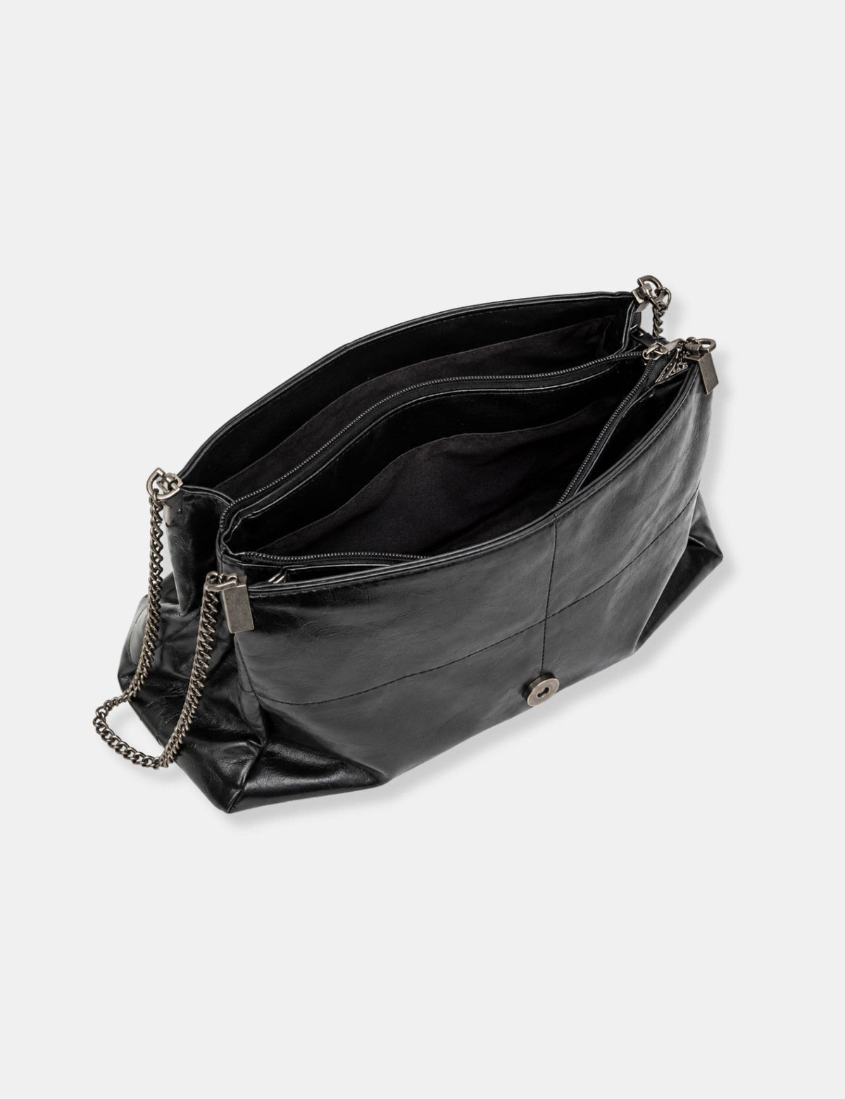 Sac à main femme en cuir noir