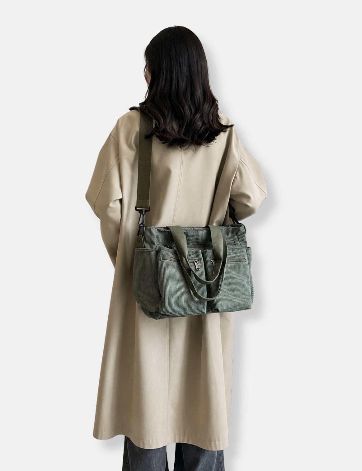Sac cabas velours