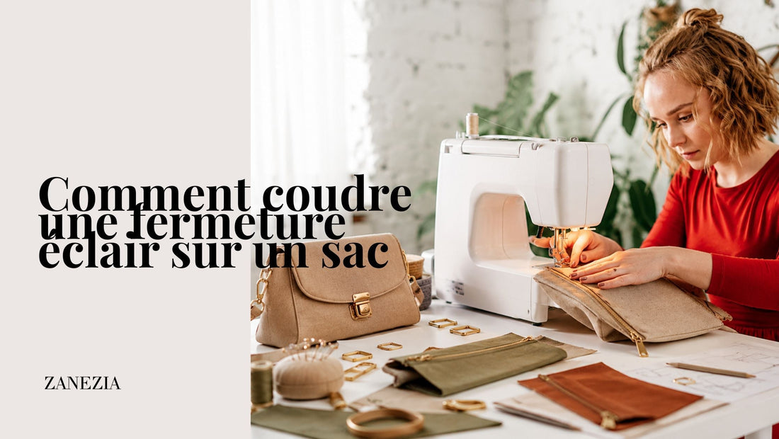 Comment coudre une fermeture éclair sur un sac ?