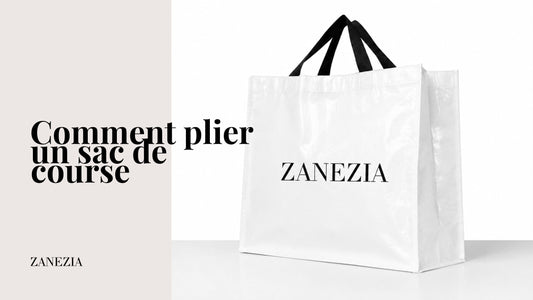 Comment plier un sac de course ?