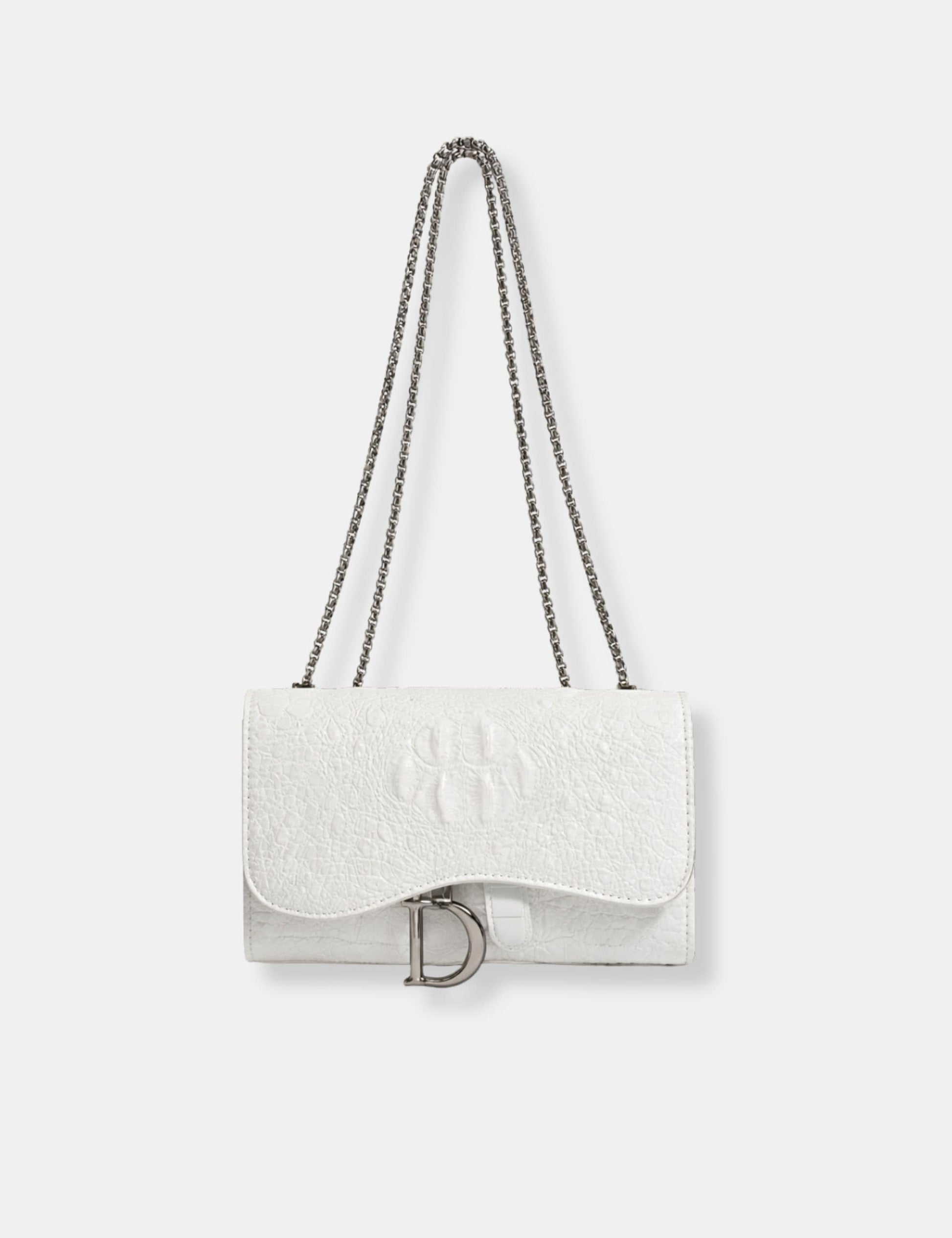 Petit sac à main blanc