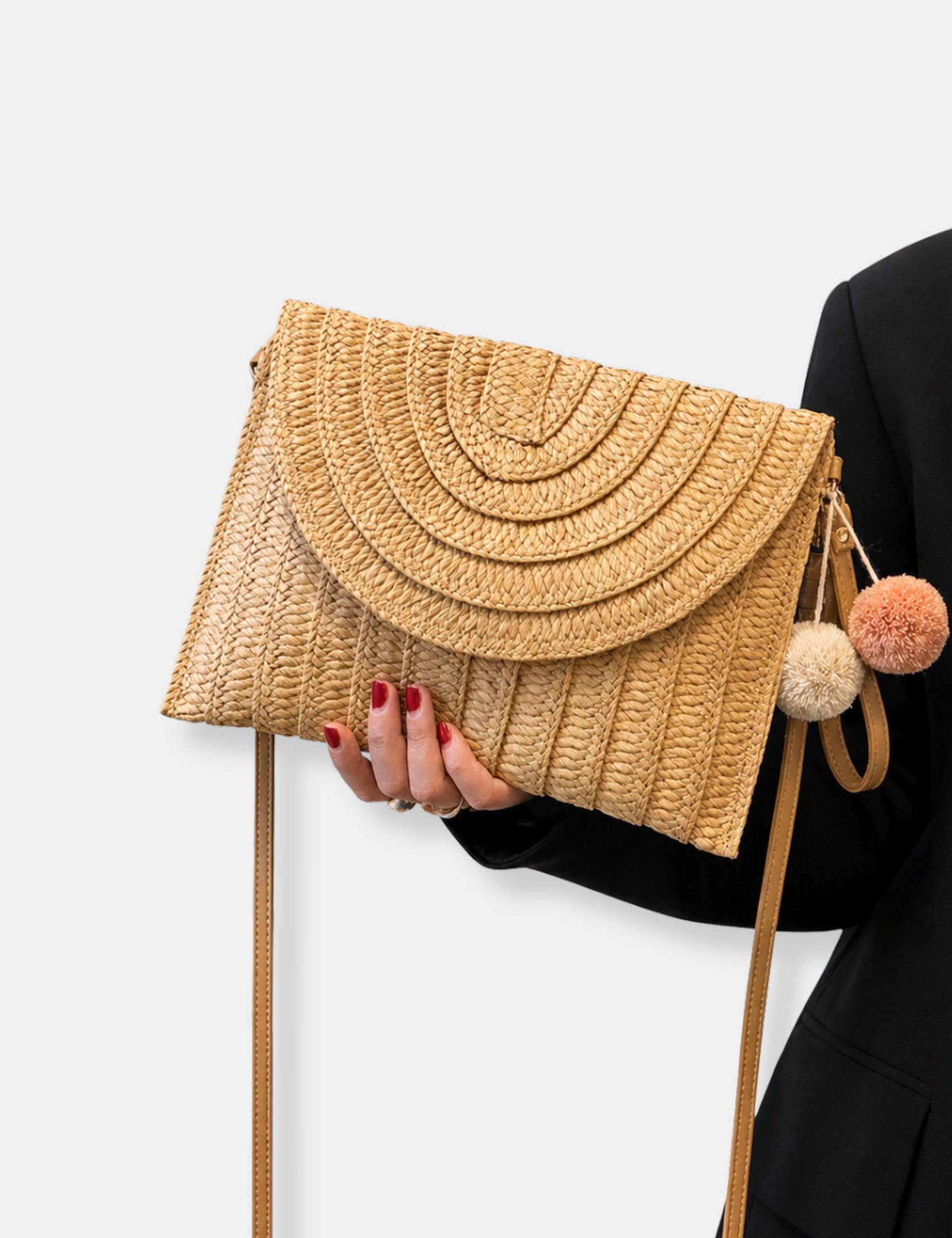 Petit sac à main en paille
