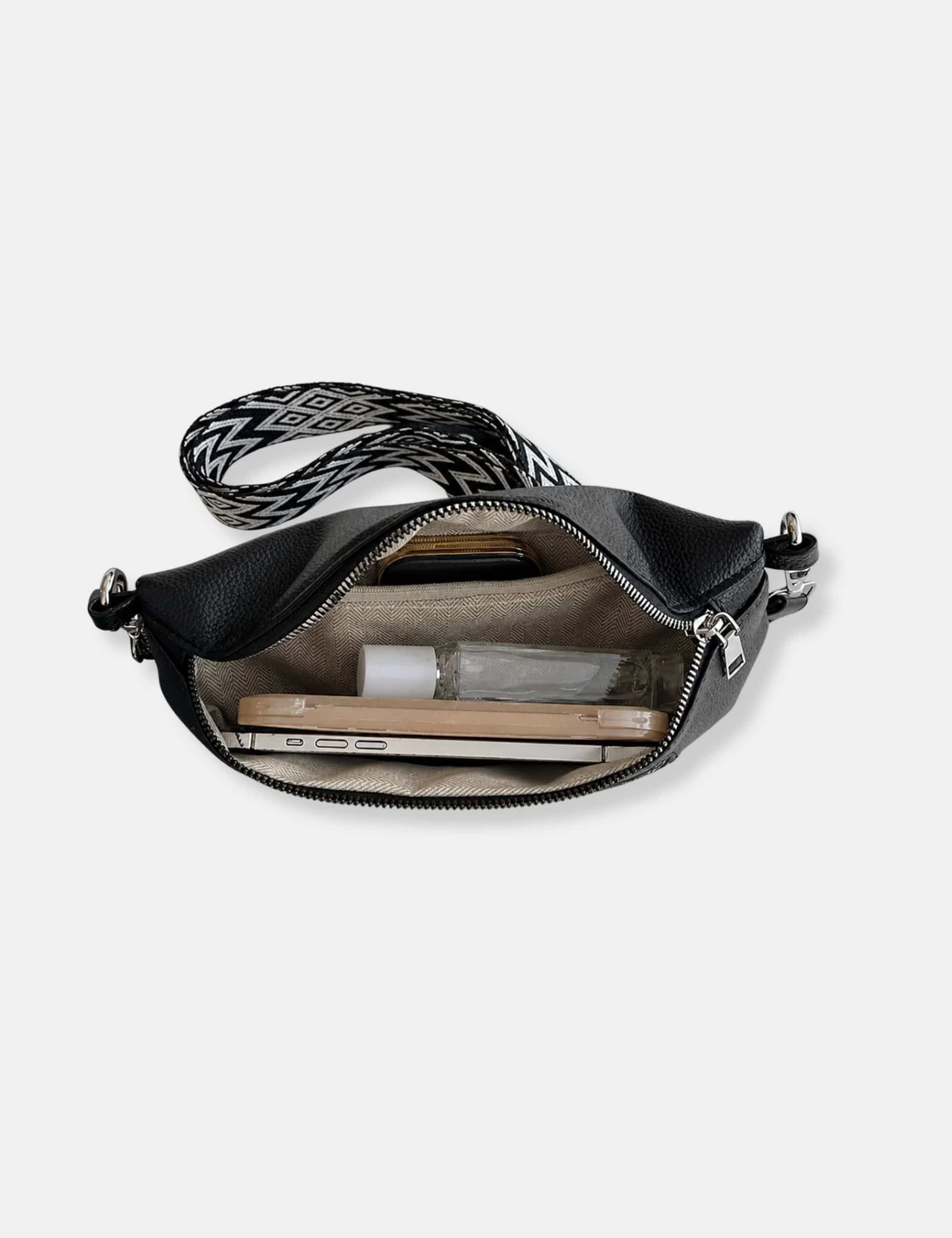 Sac à main banane cuir