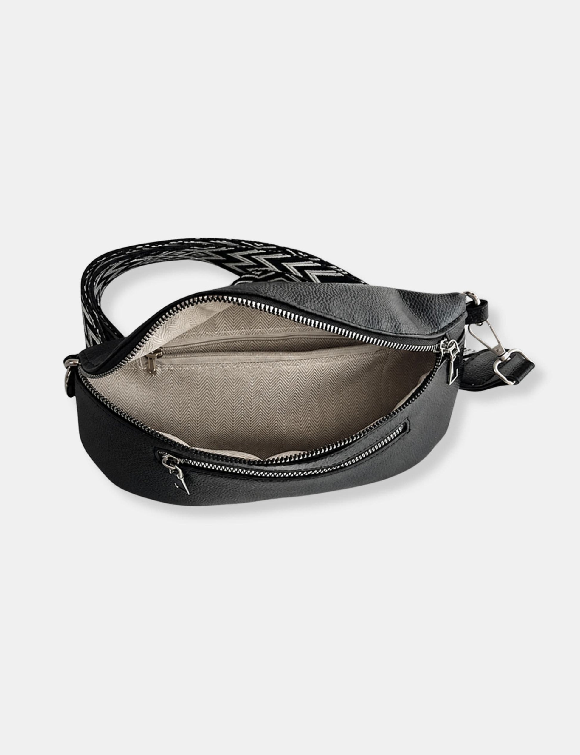 Sac à main banane cuir