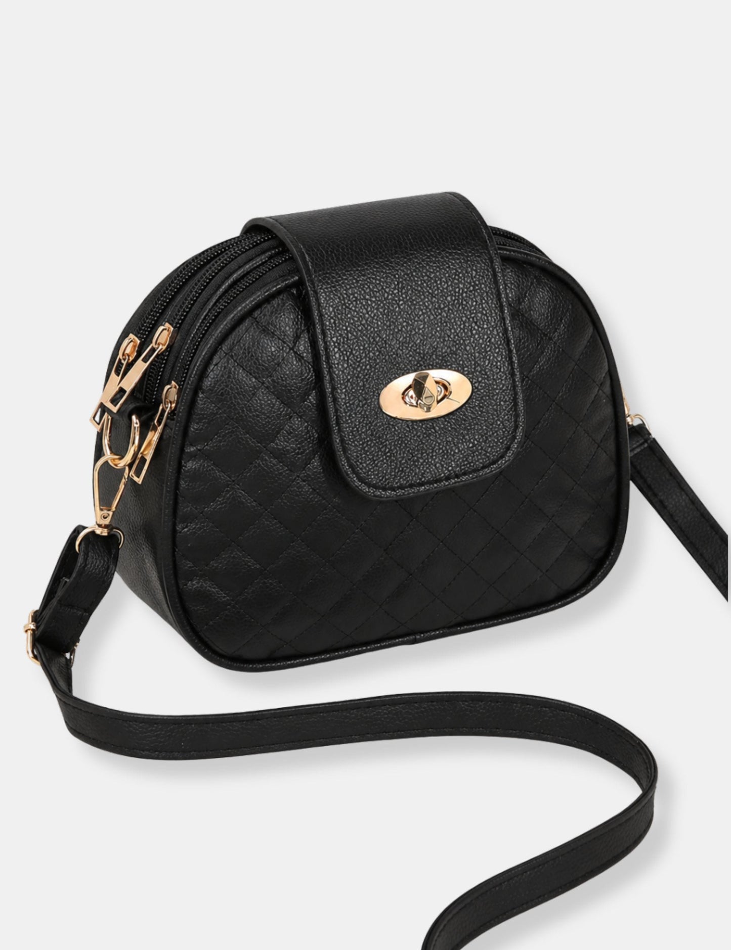 Sac à main bandoulière femme noir 