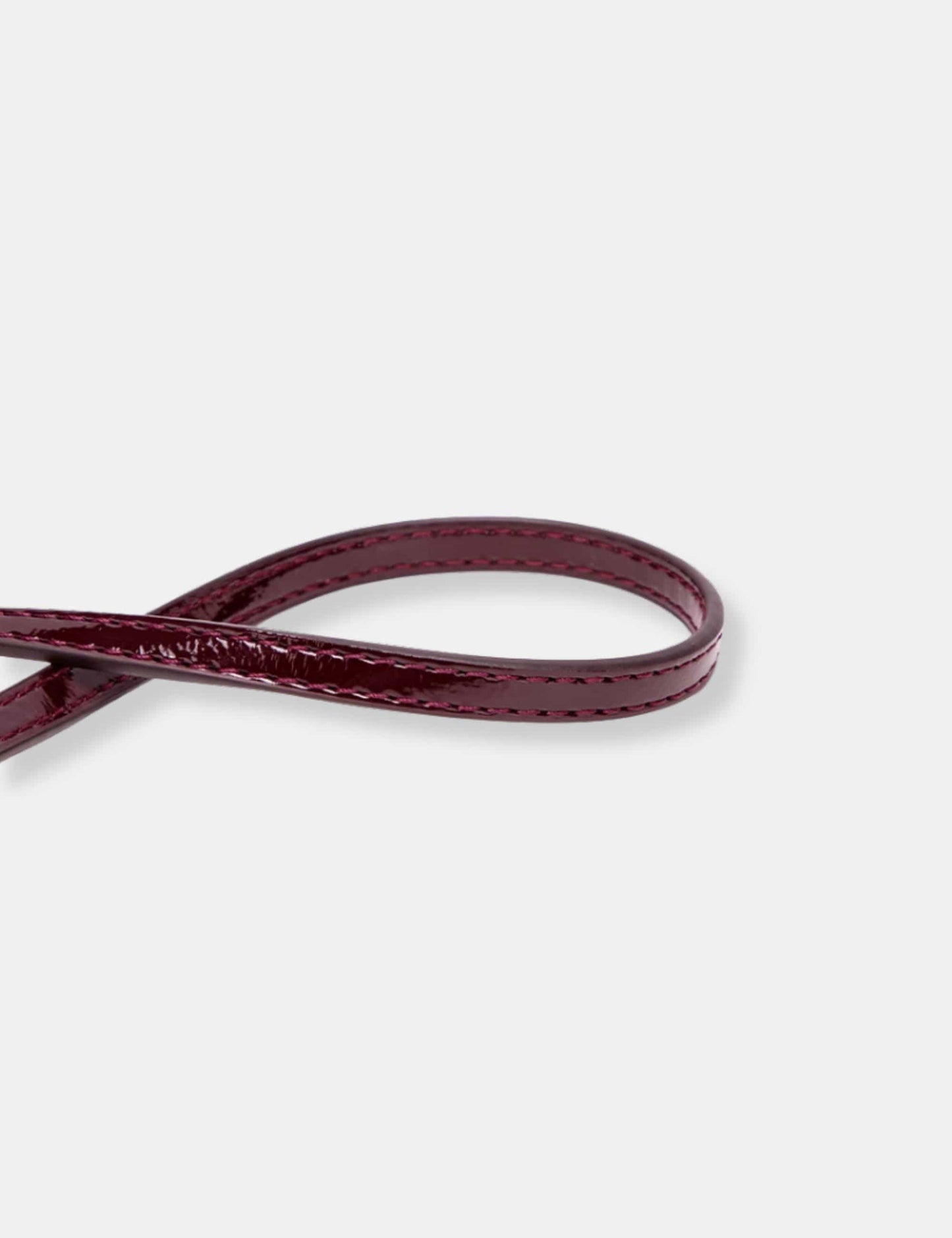 Sac à main bordeaux vernis