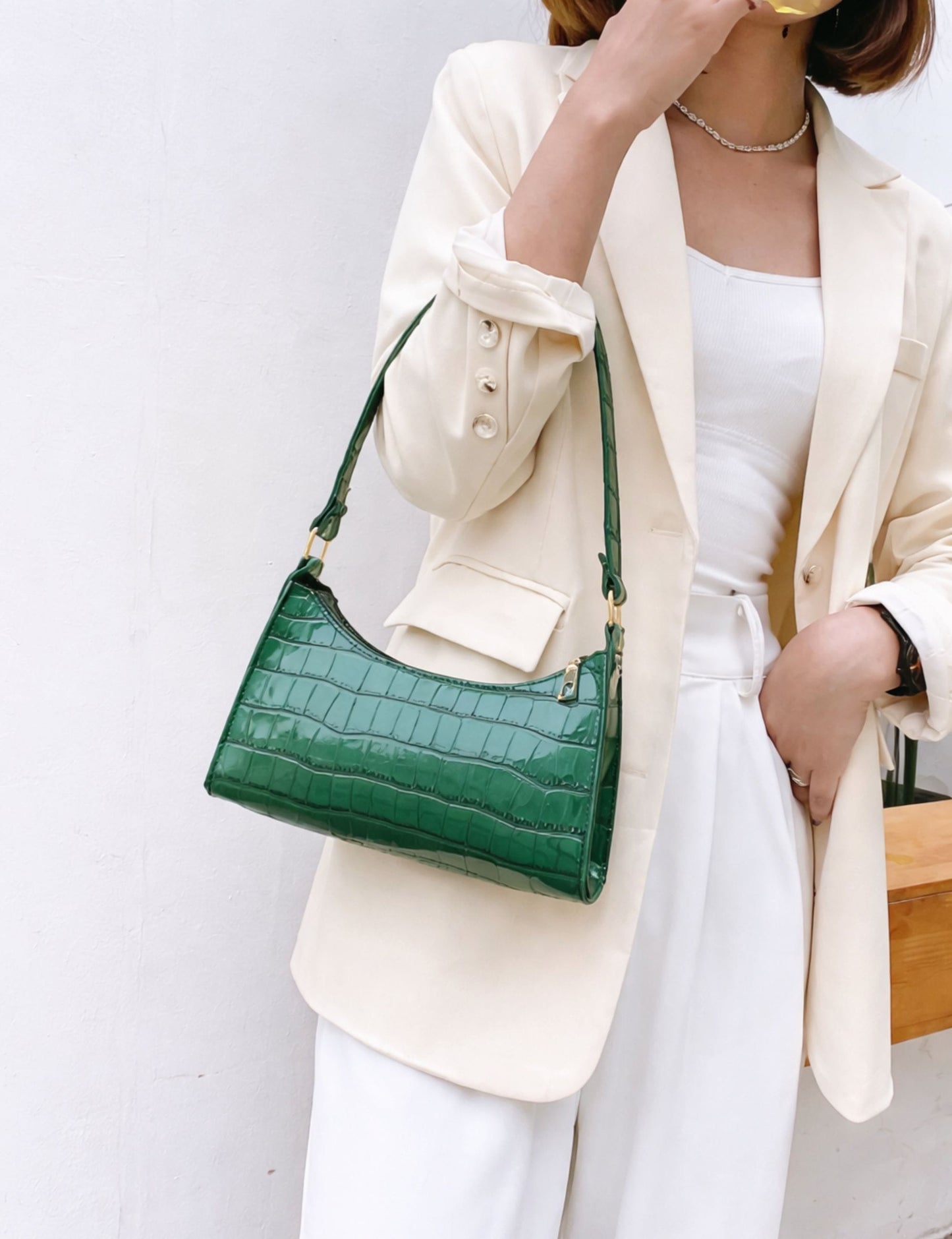 Sac à main croco