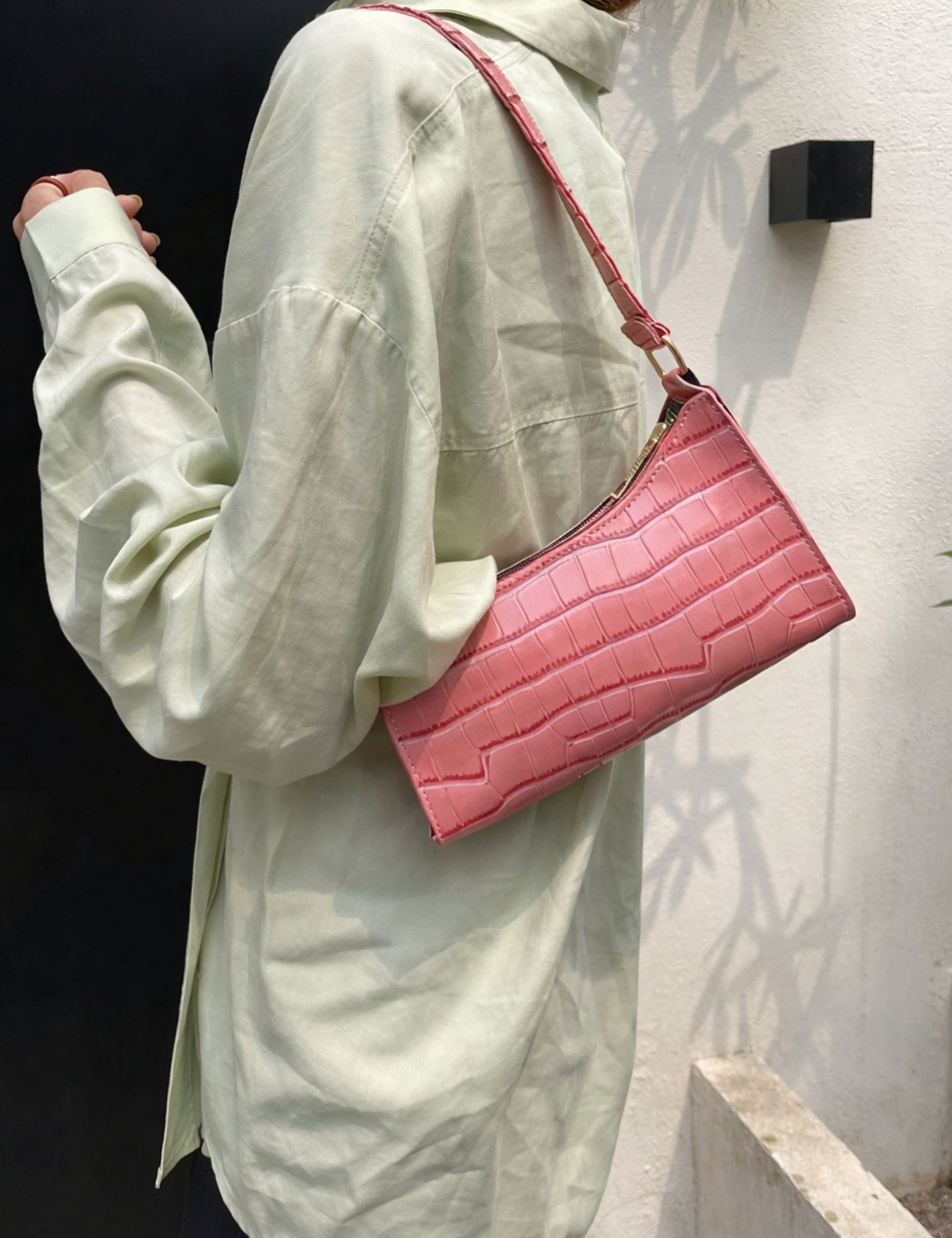 Sac à main croco