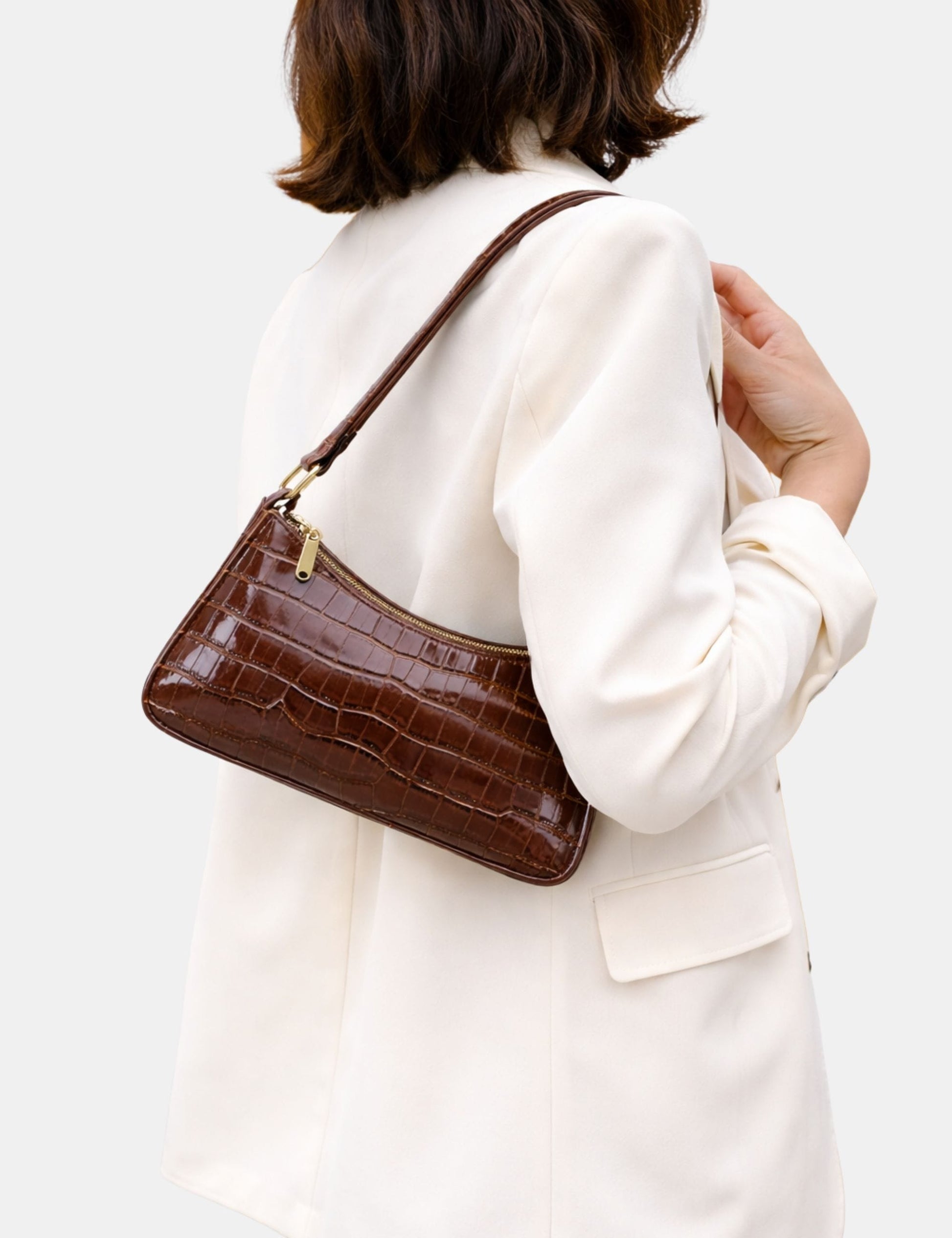 Sac à main croco