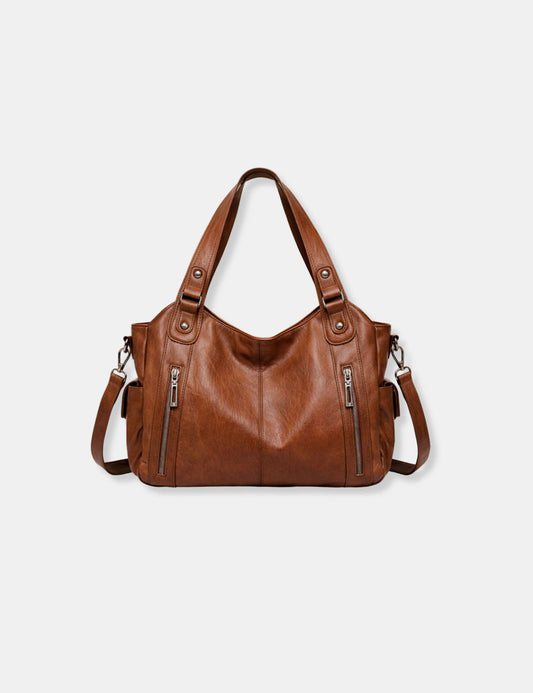 Sac à main cuir vintage