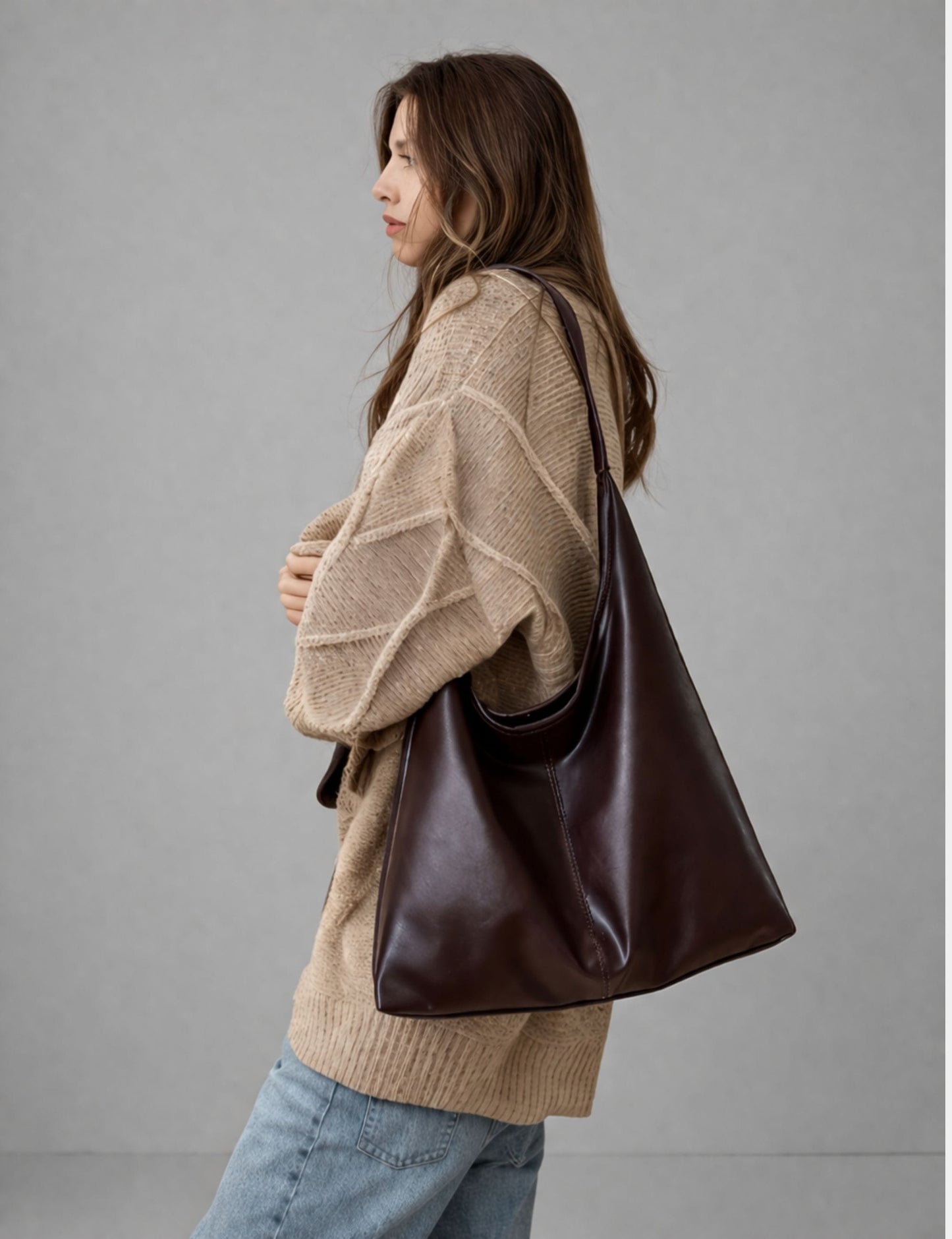 Sac à main en cuir souple