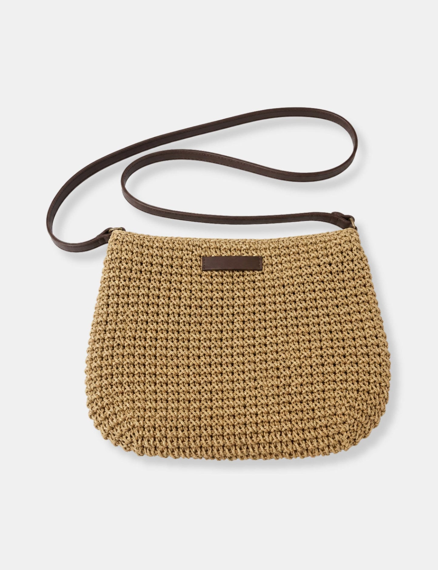 Sac à main en paille bandoulière