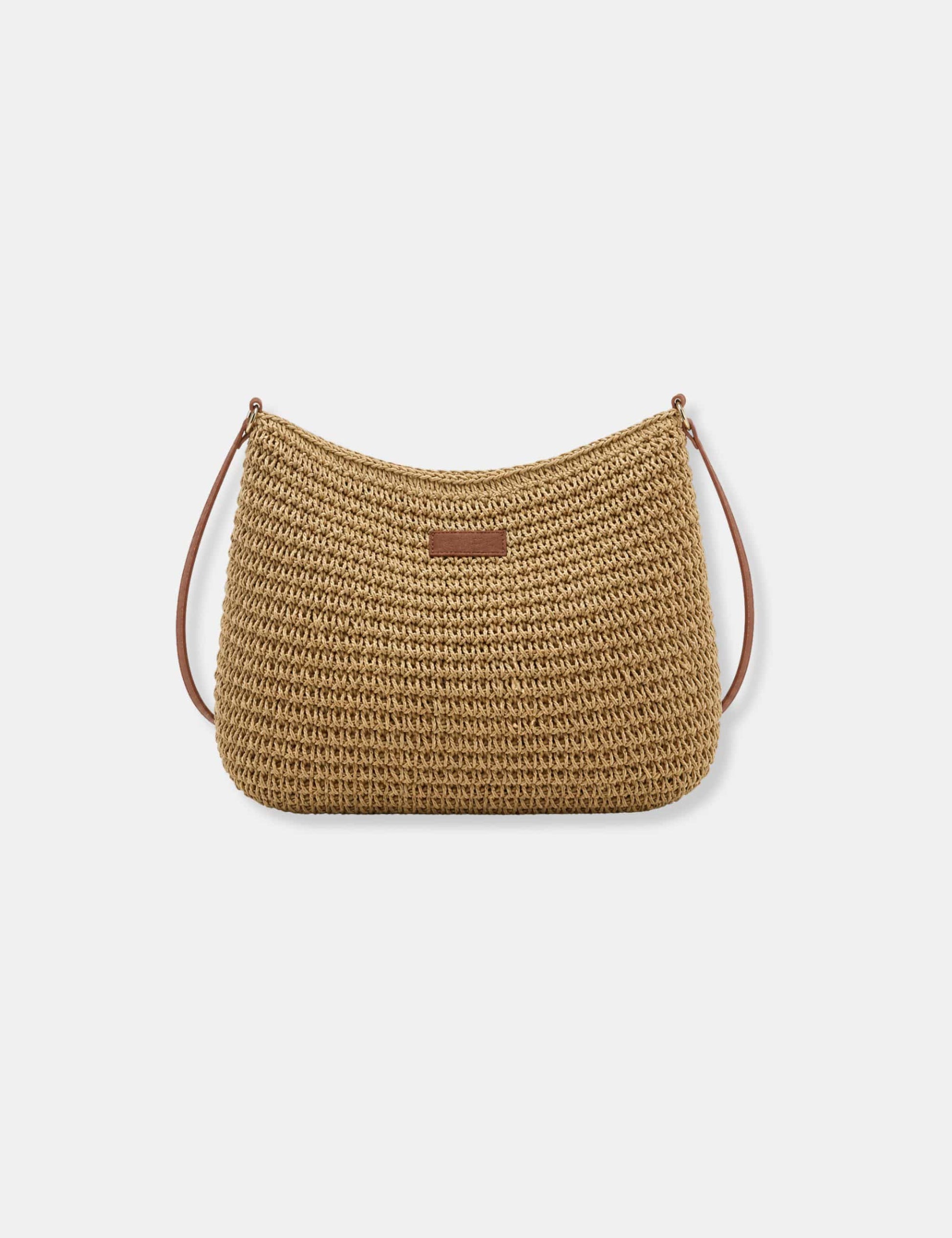 Sac à main en paille bandoulière
