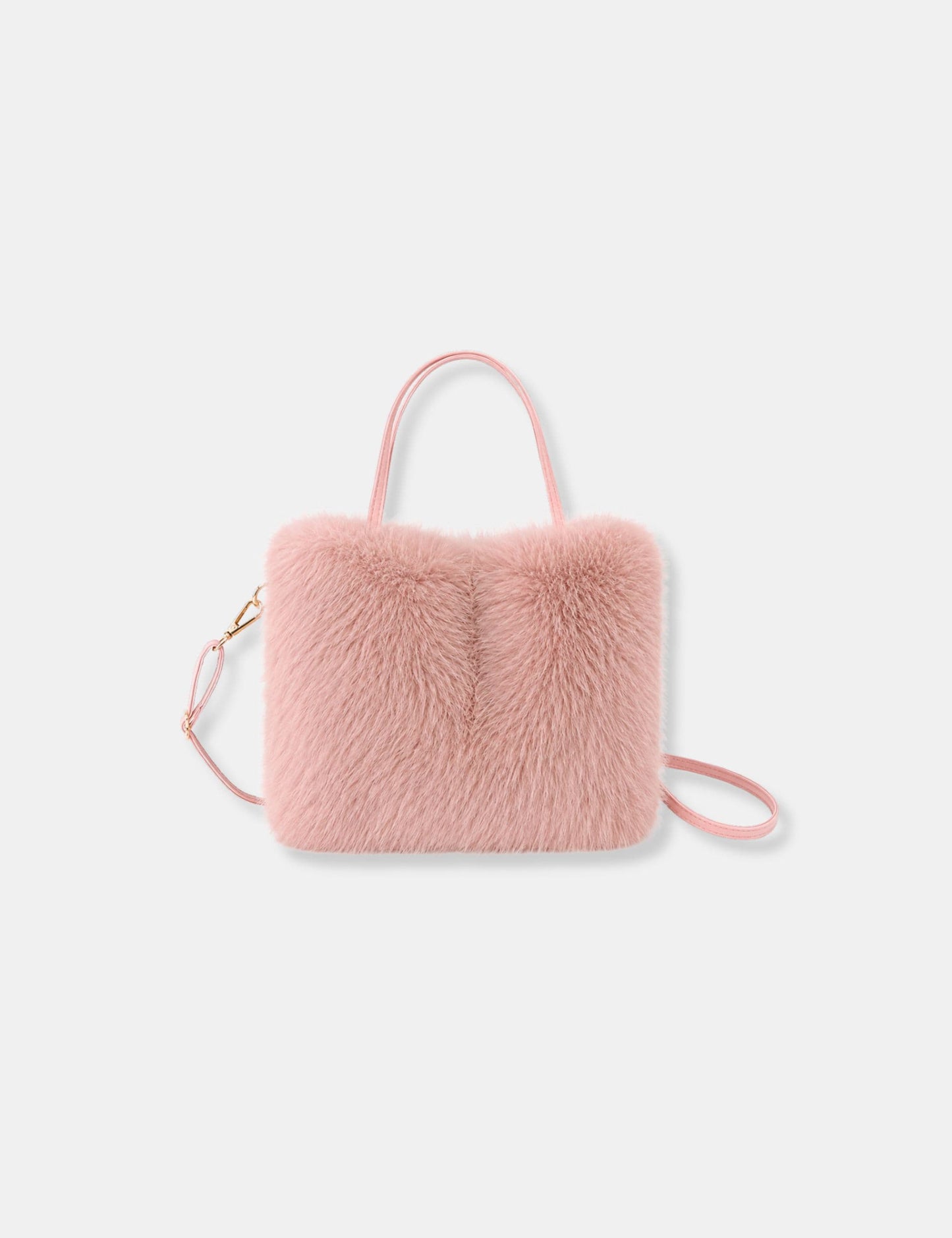 Sac à main fausse fourrure