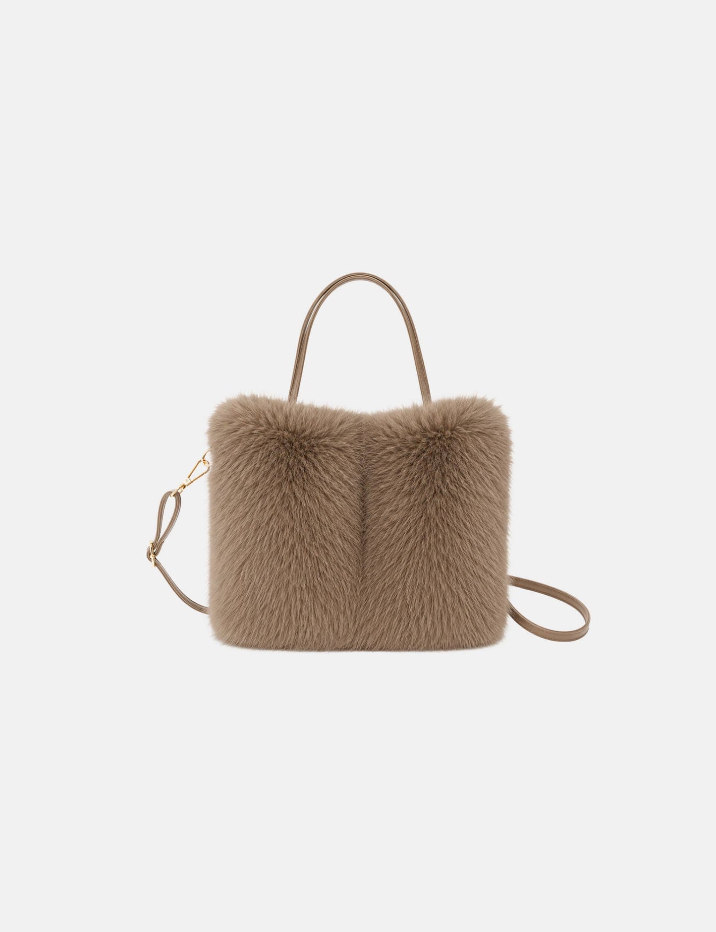 Sac à main fausse fourrure