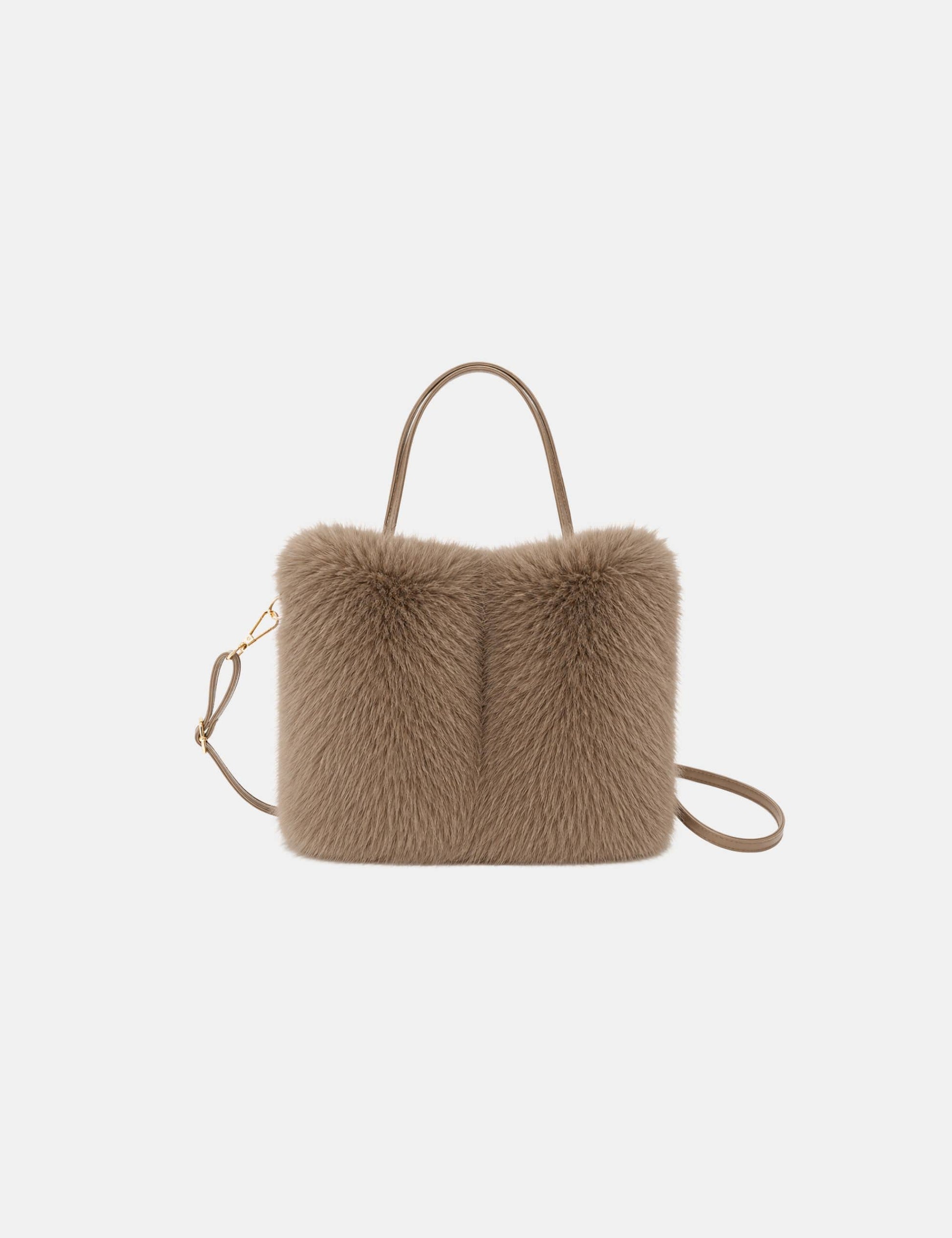 Sac à main fausse fourrure
