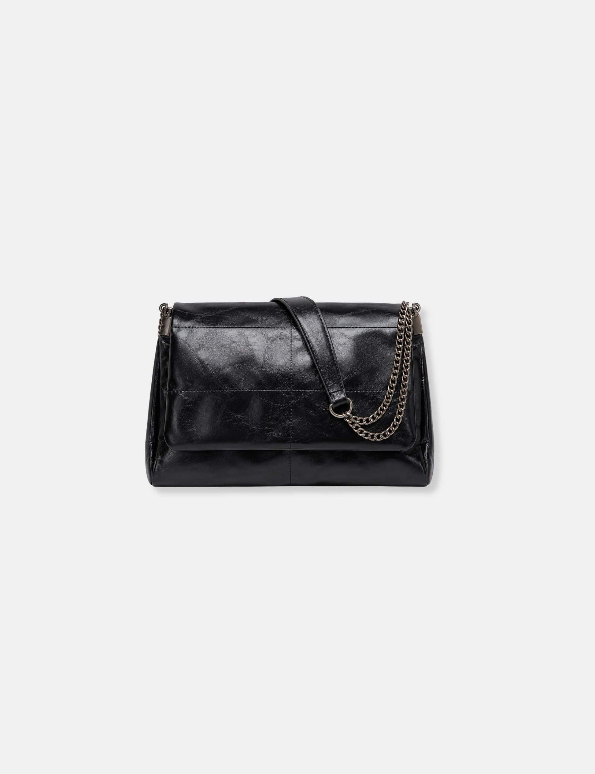 Sac à main femme en cuir noir 