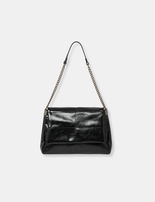 Sac à main femme en cuir noir 