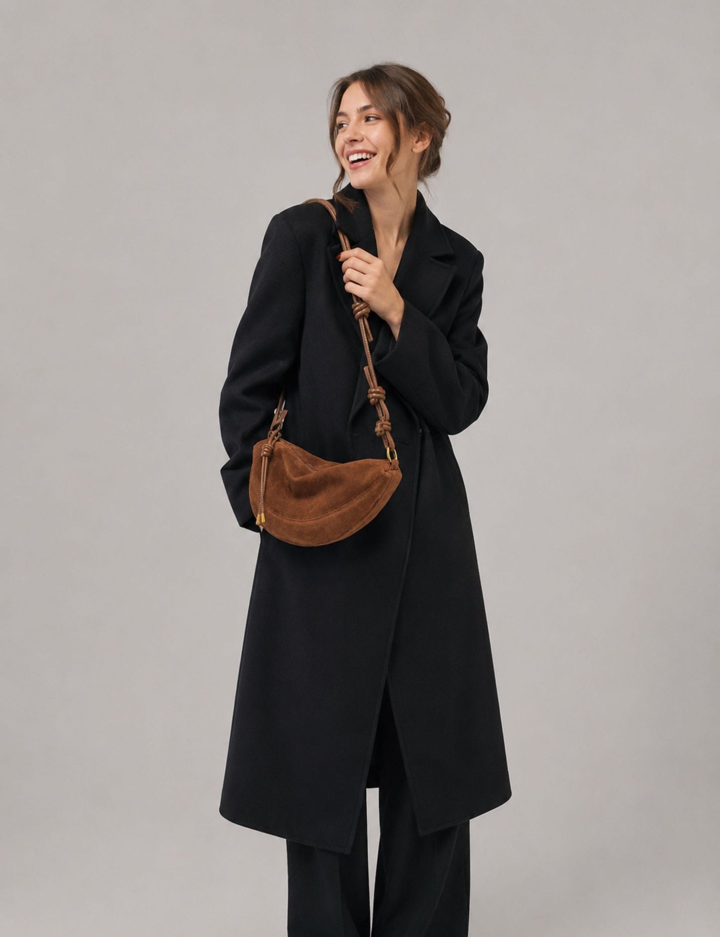 Sac à main forme banane