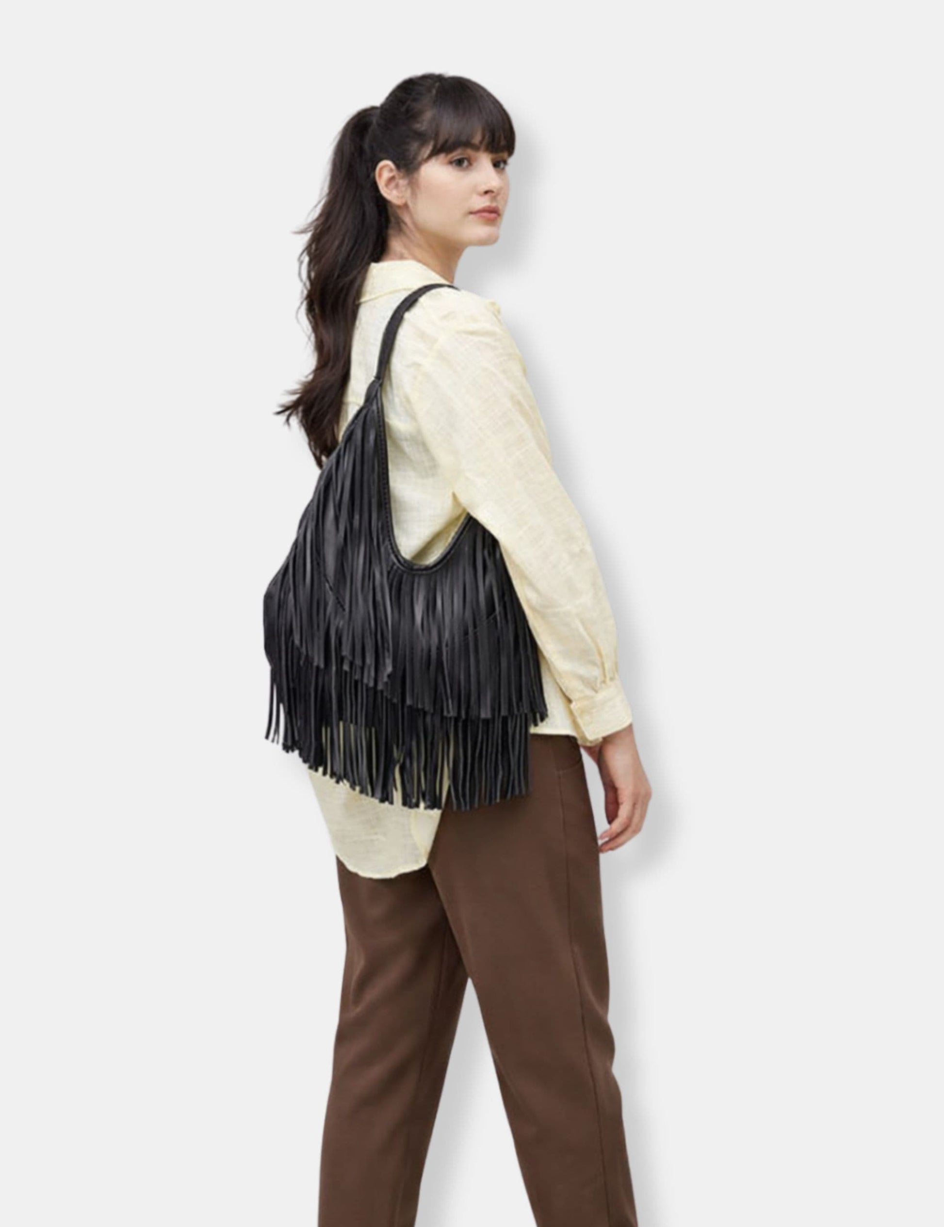 Sac à main frange