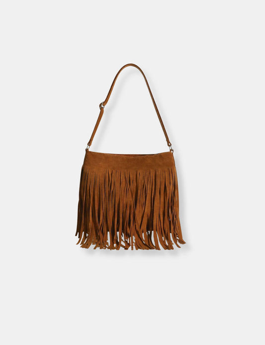 Sac à main frange daim