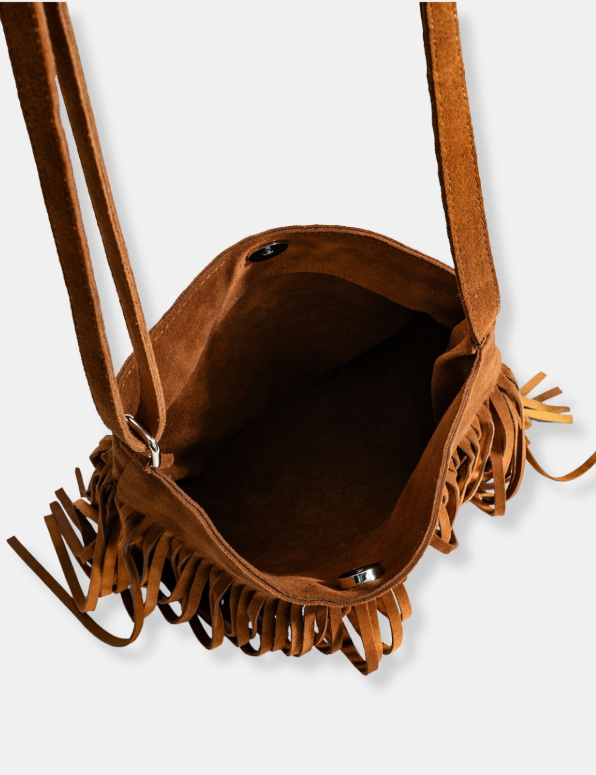 Sac à main frange daim