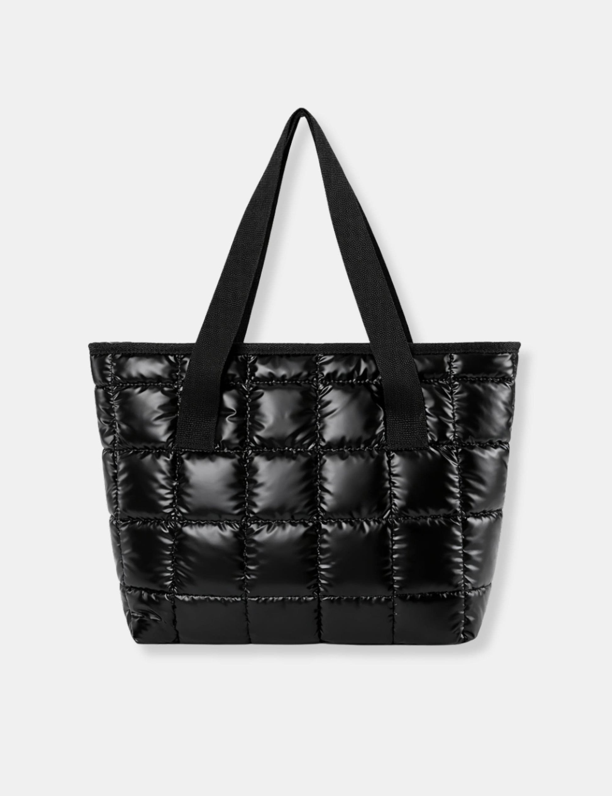 Sac à main matelassé noir