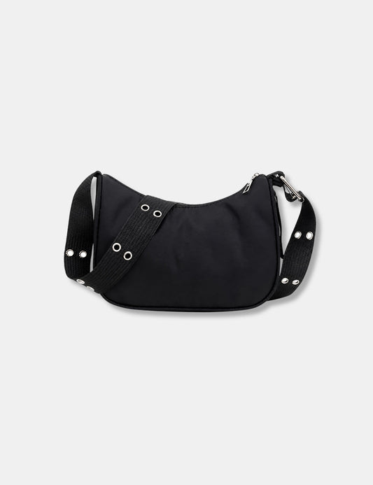 Sac à main noir en bandoulière