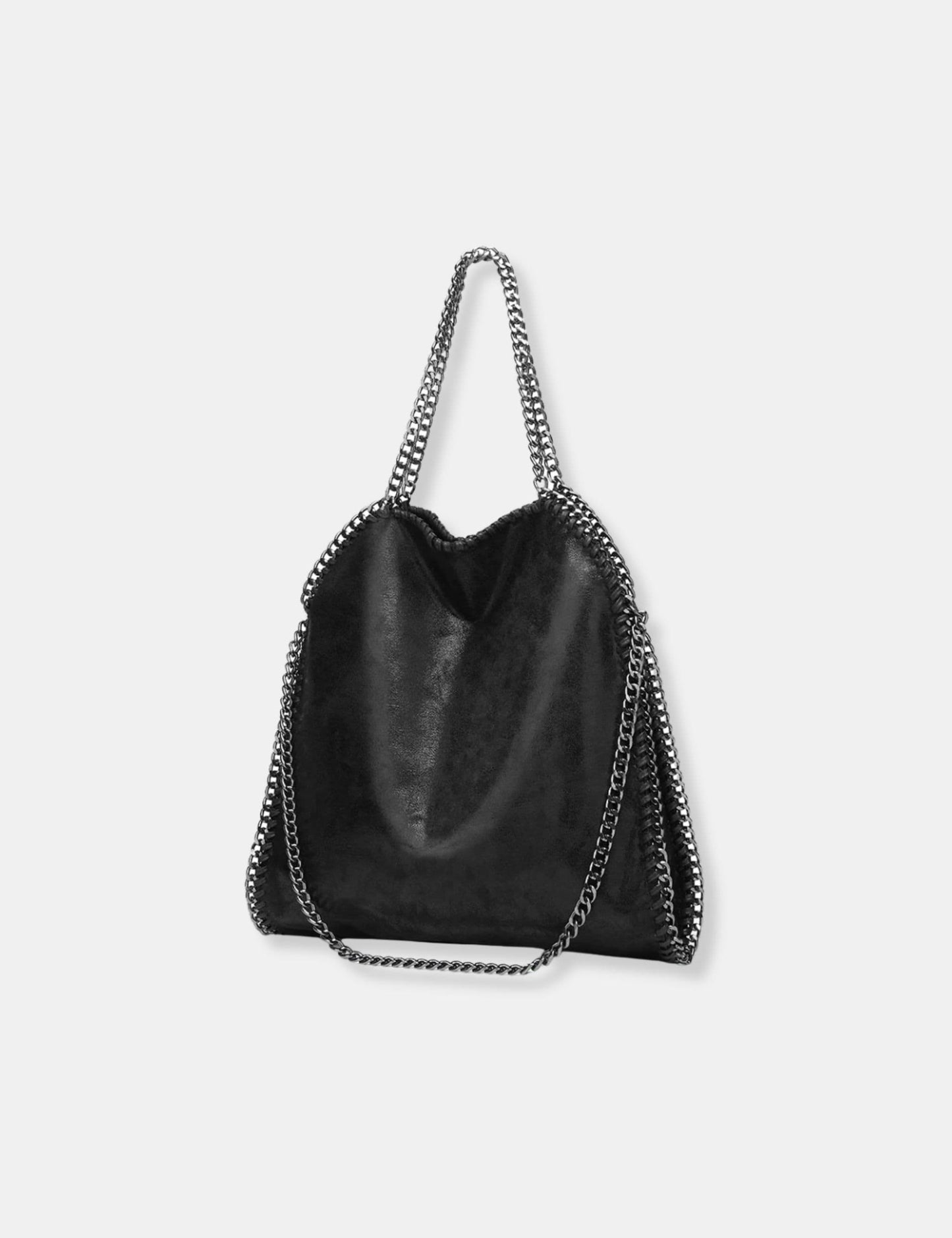 Sac à main noir en cuir 