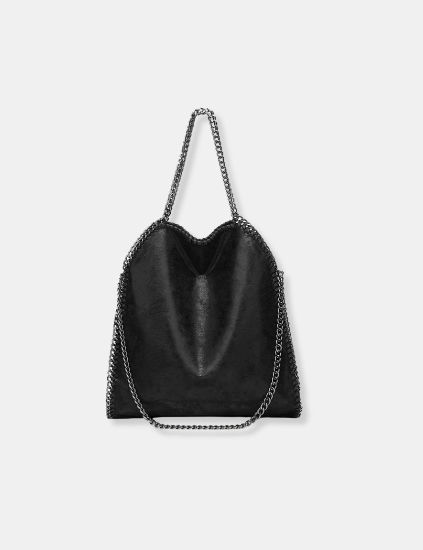 Sac à main noir en cuir 
