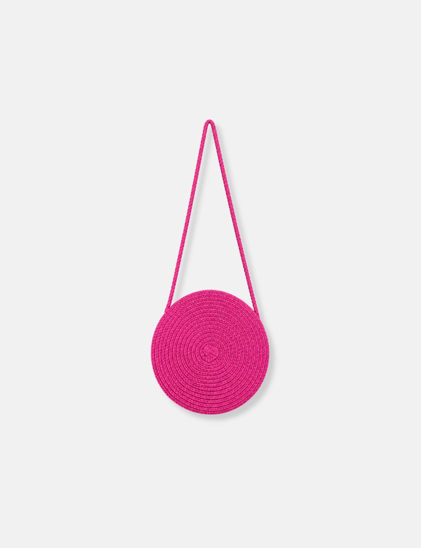 Sac à main rond paille