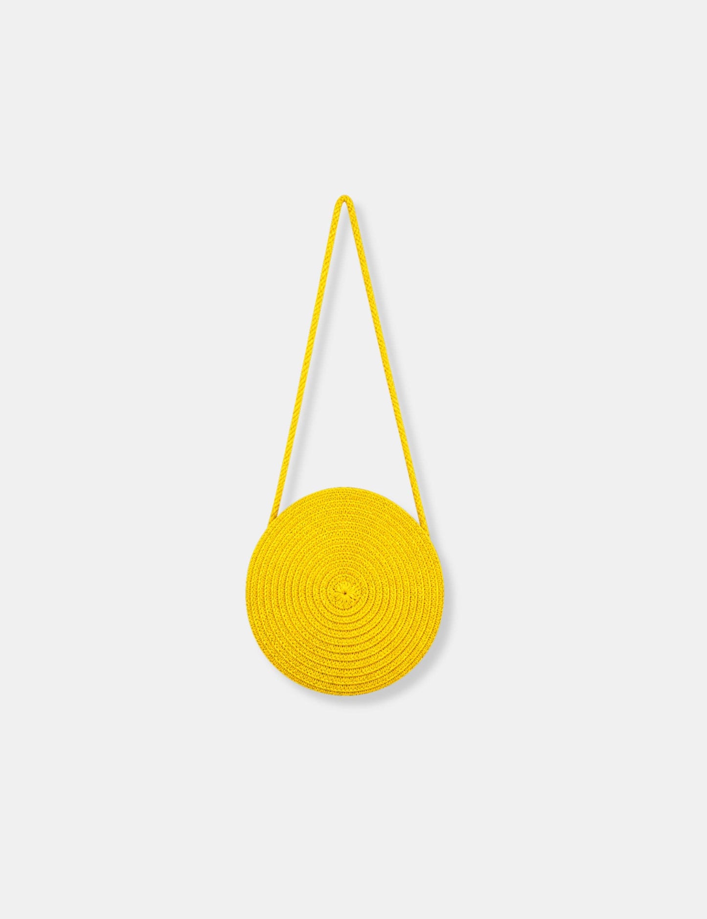 Sac à main rond paille
