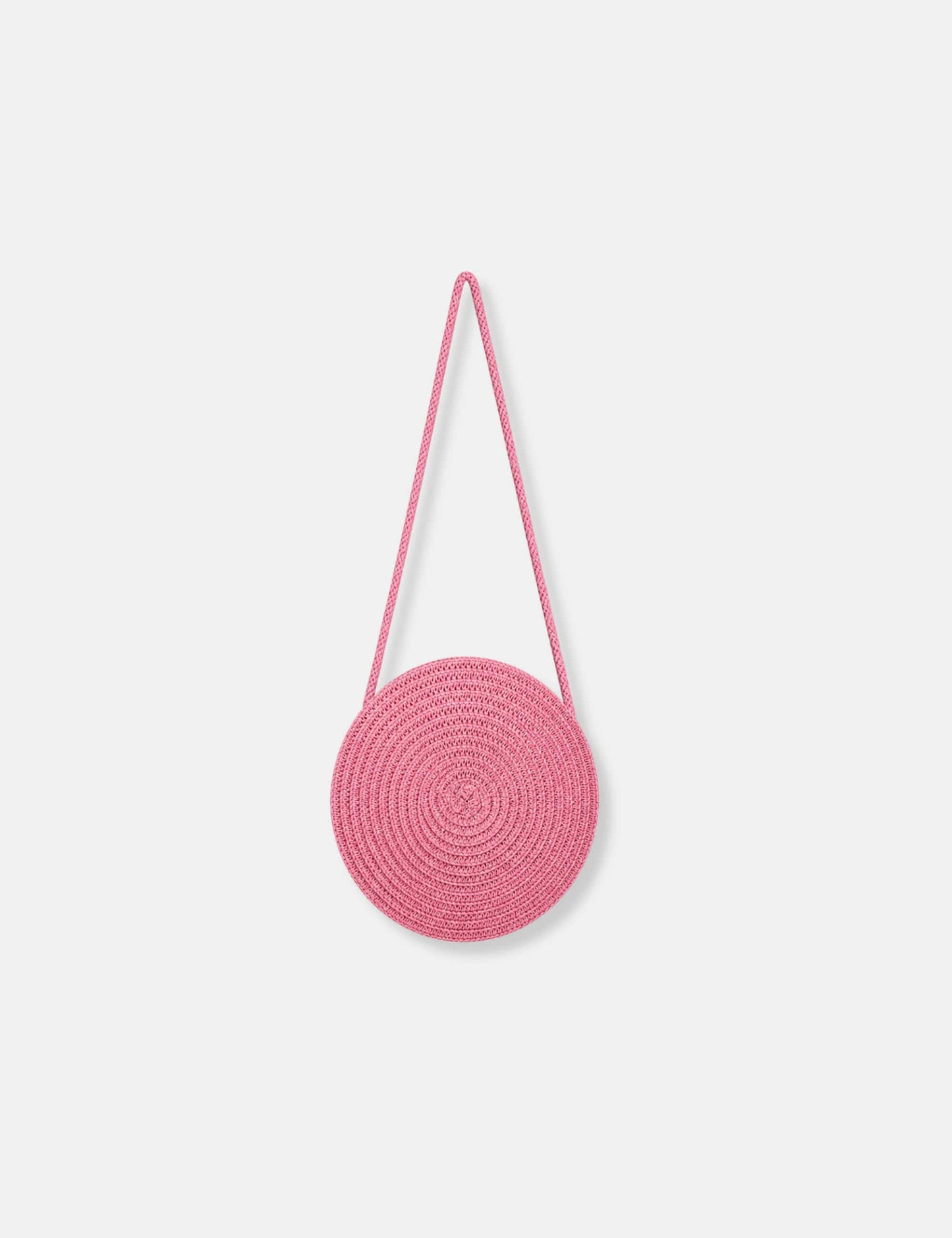 Sac à main rond paille