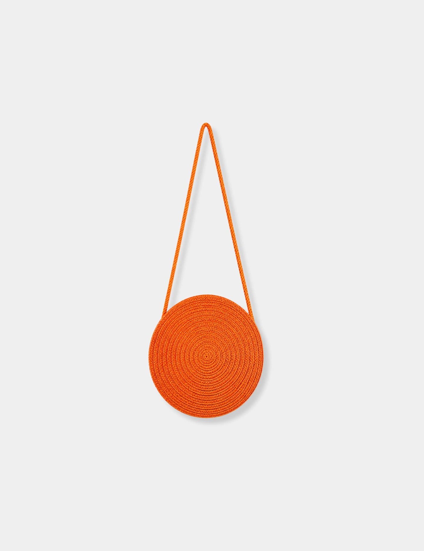 Sac à main rond paille