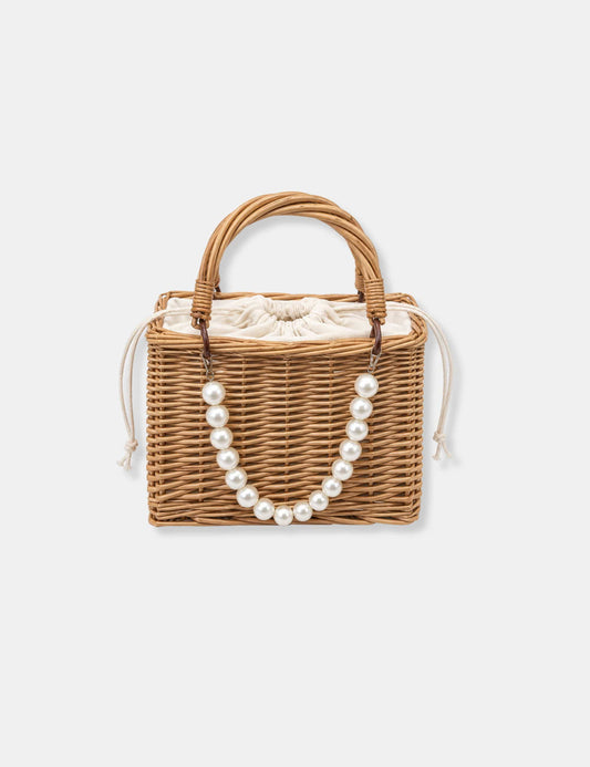 Sac à main rotin