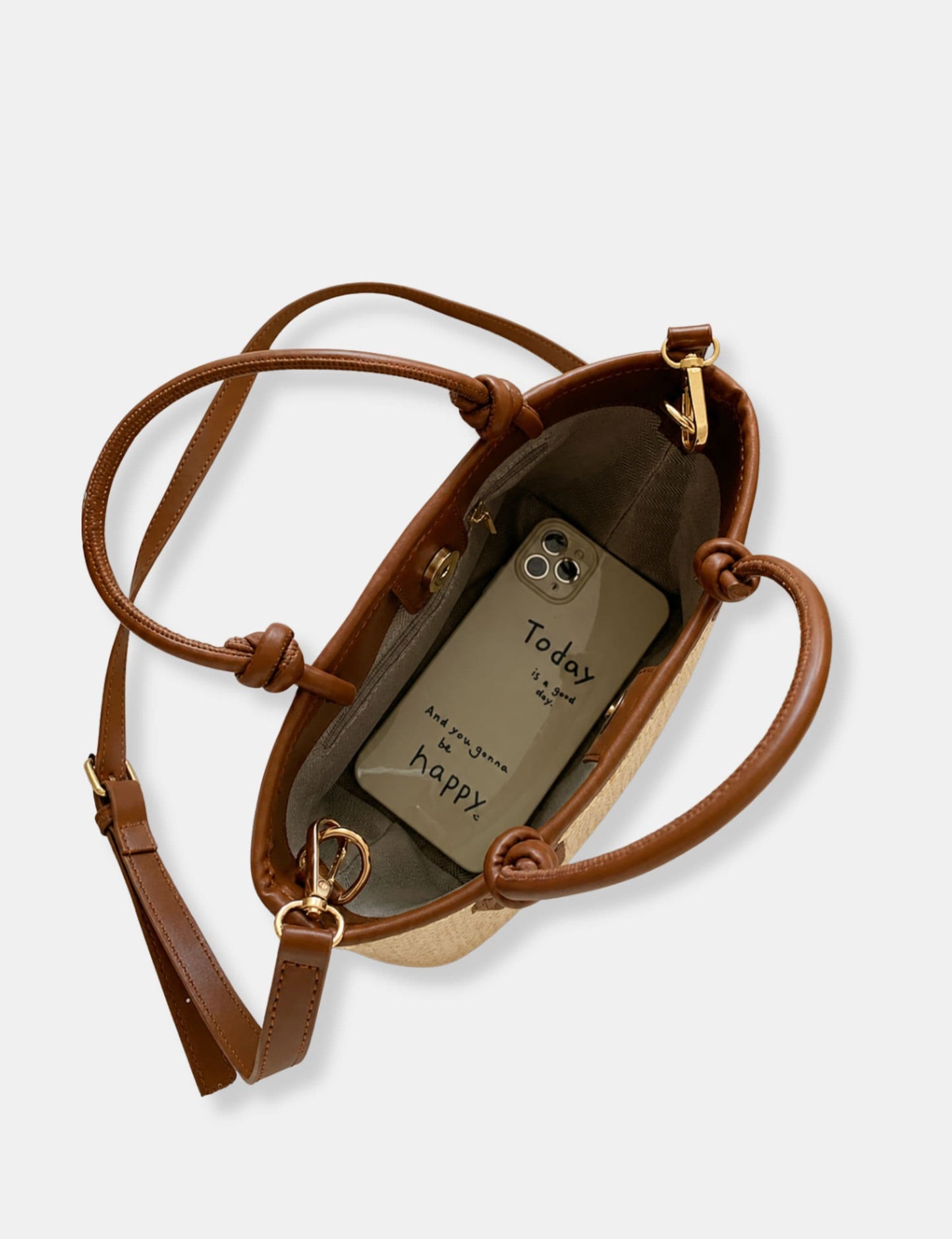 Sac à main tressé