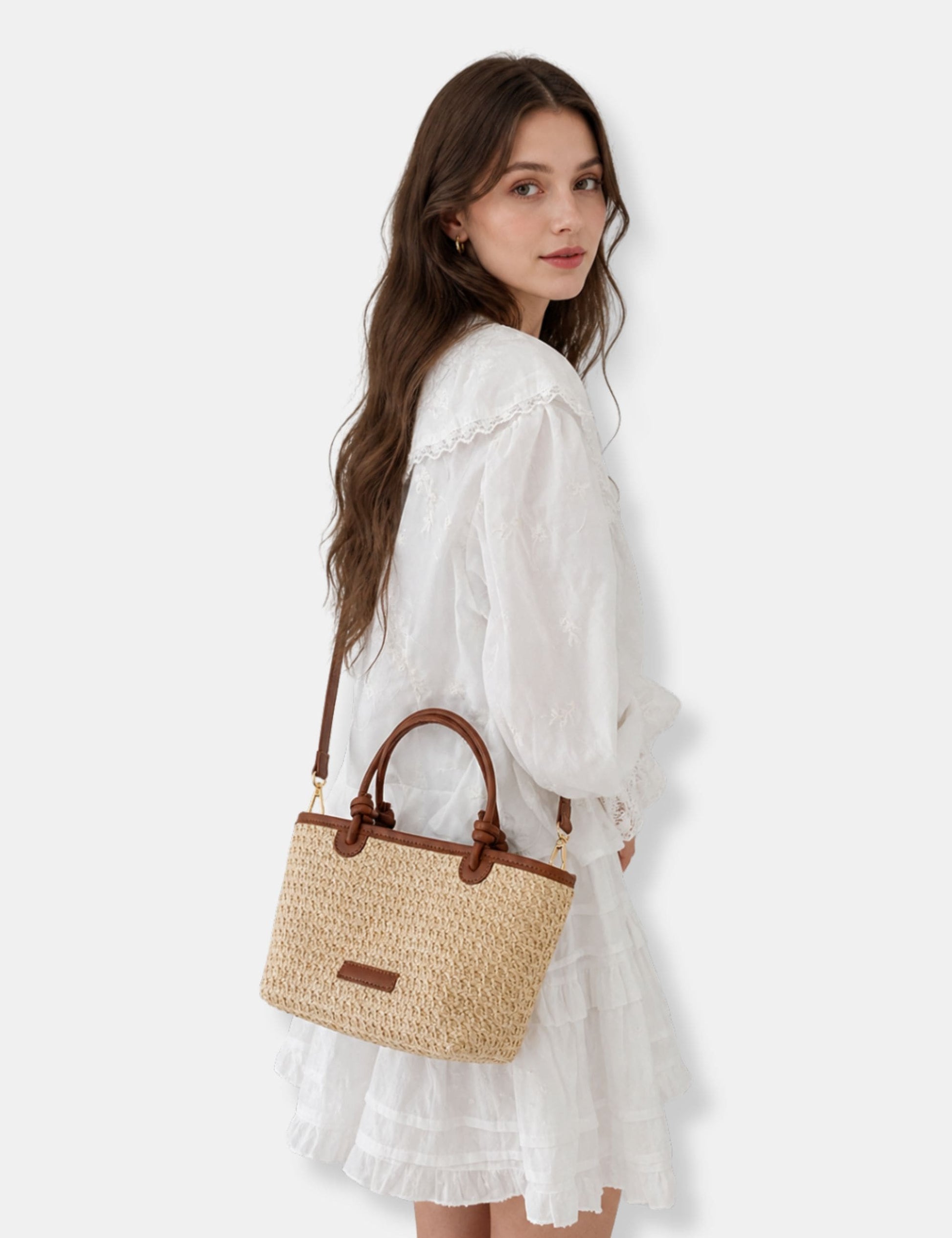 Sac à main tressé