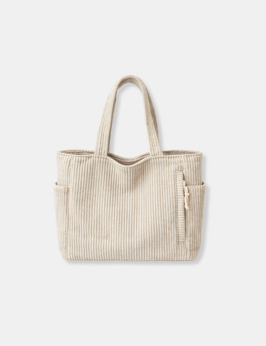 Sac à main velours côtelé