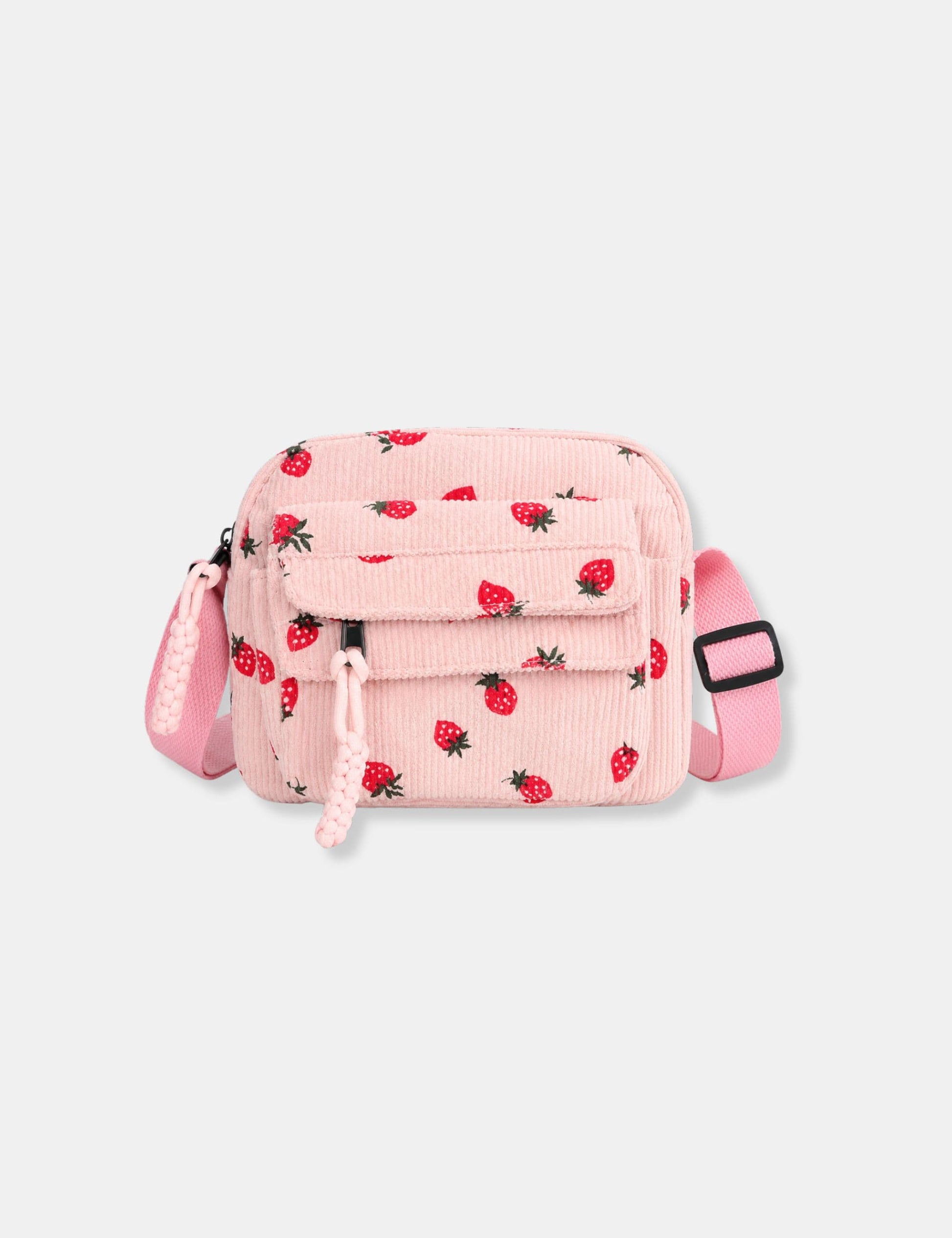 Sac bandoulière velours côtelé
