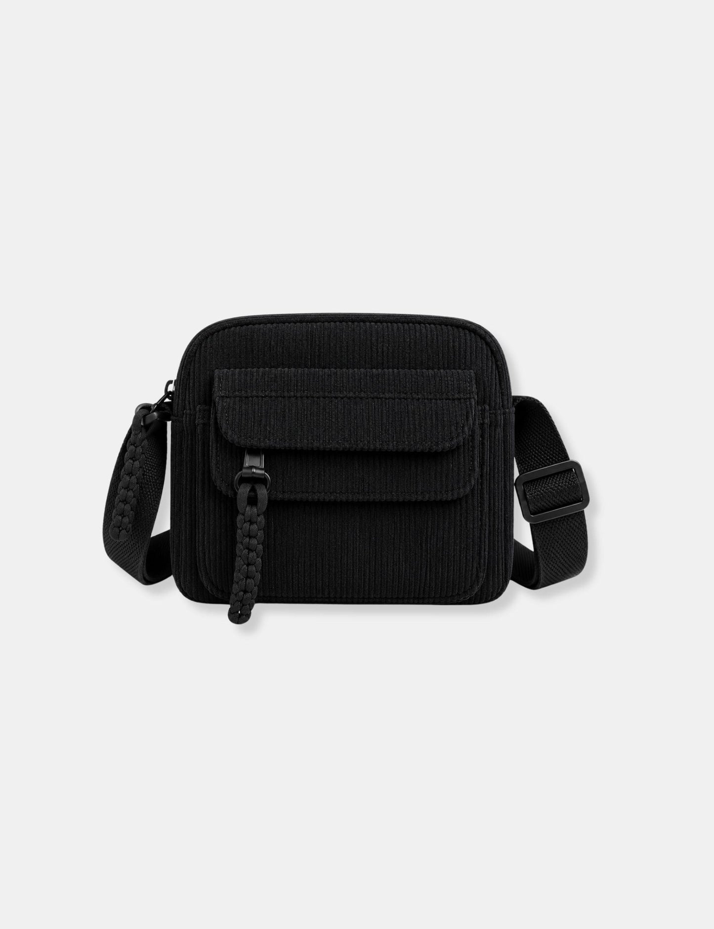 Sac bandoulière velours côtelé