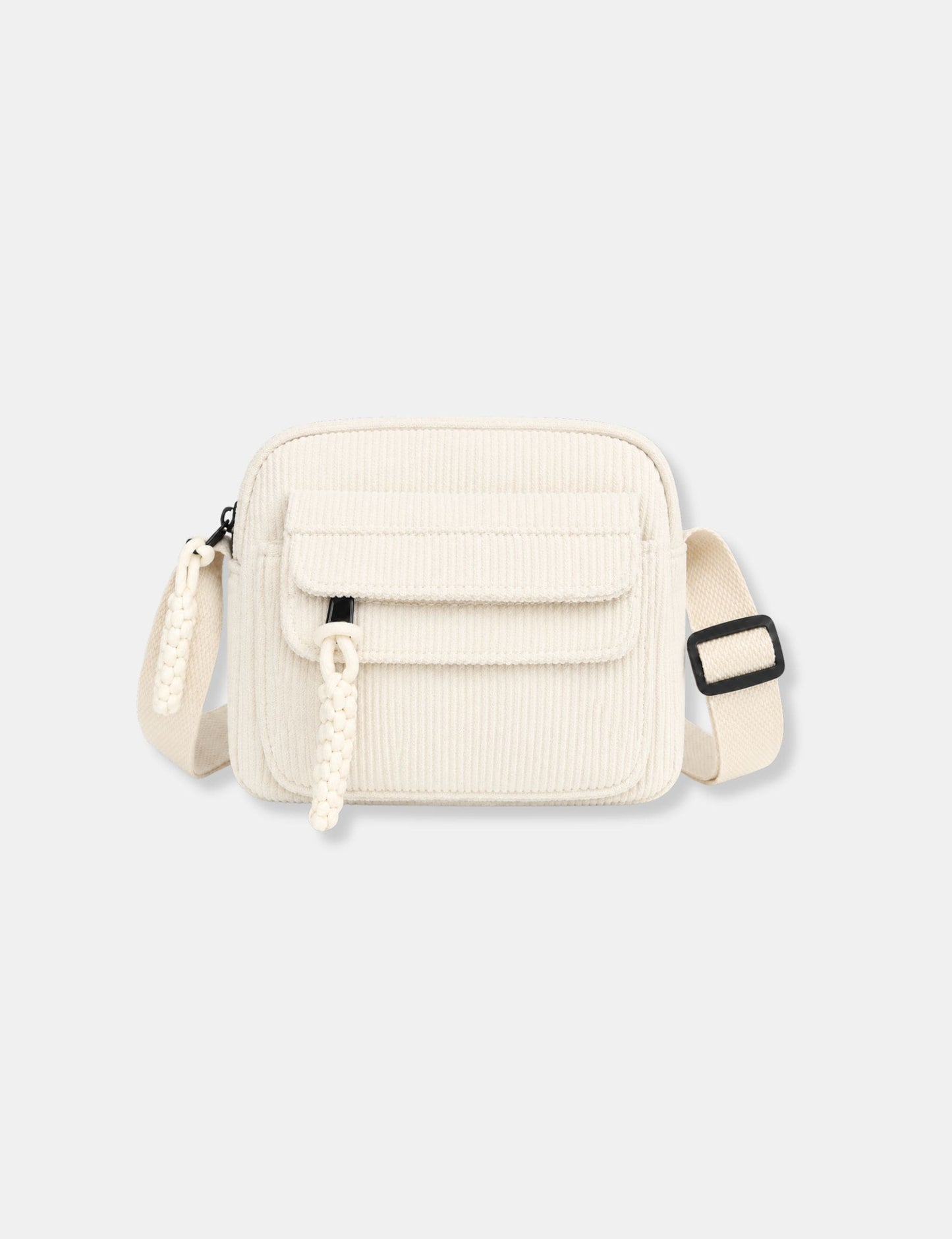 Sac bandoulière velours côtelé