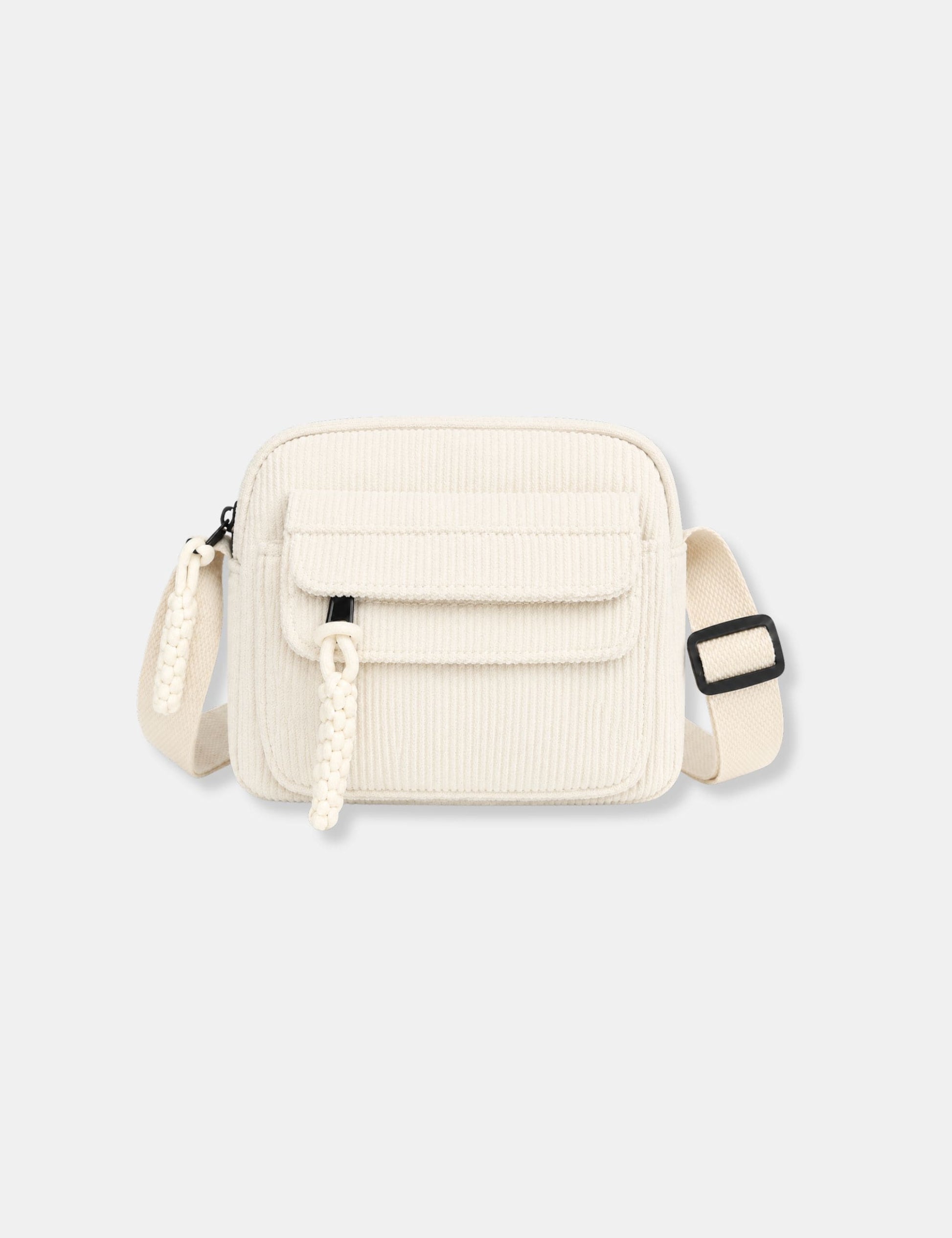 Sac bandoulière velours côtelé