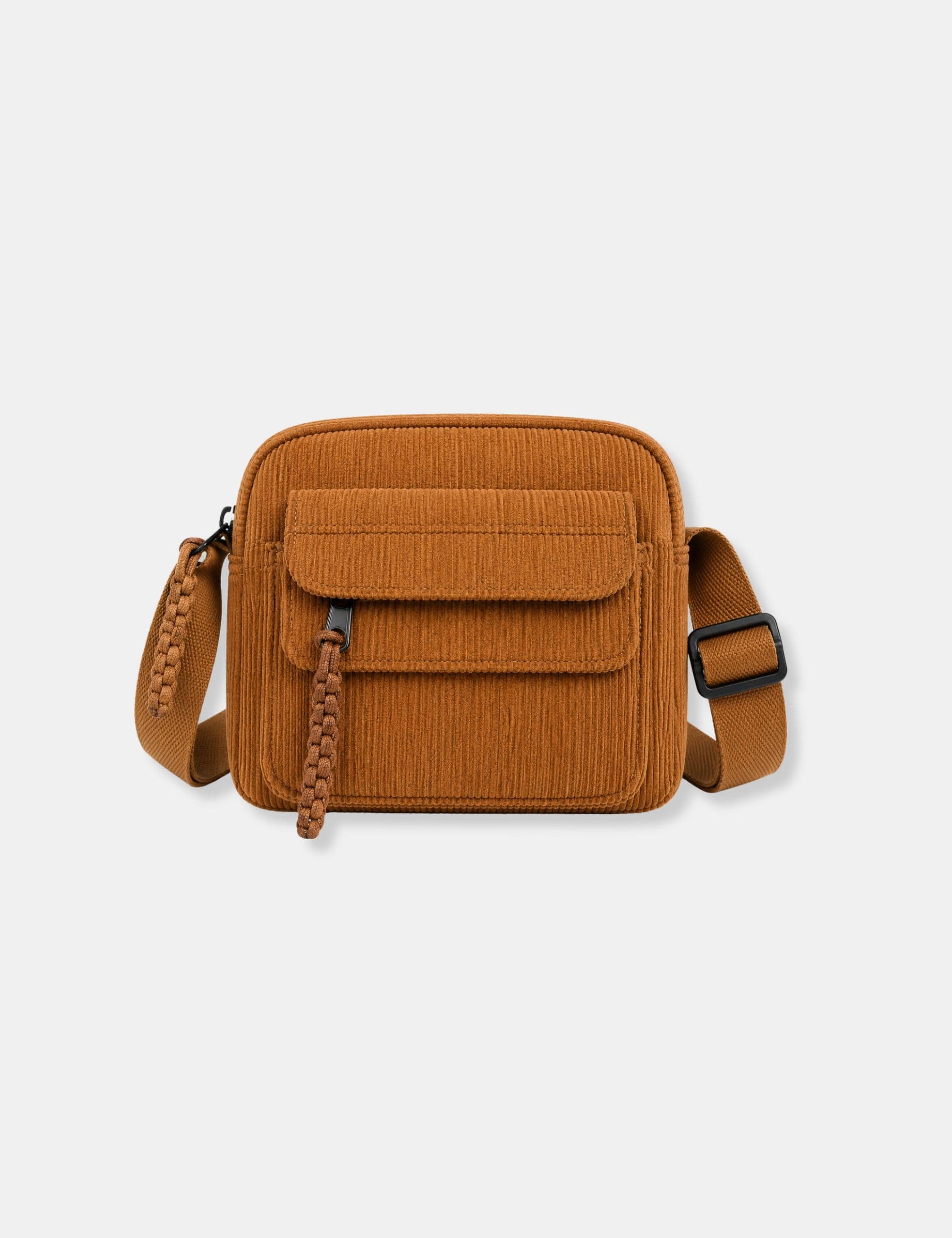 Sac bandoulière velours côtelé