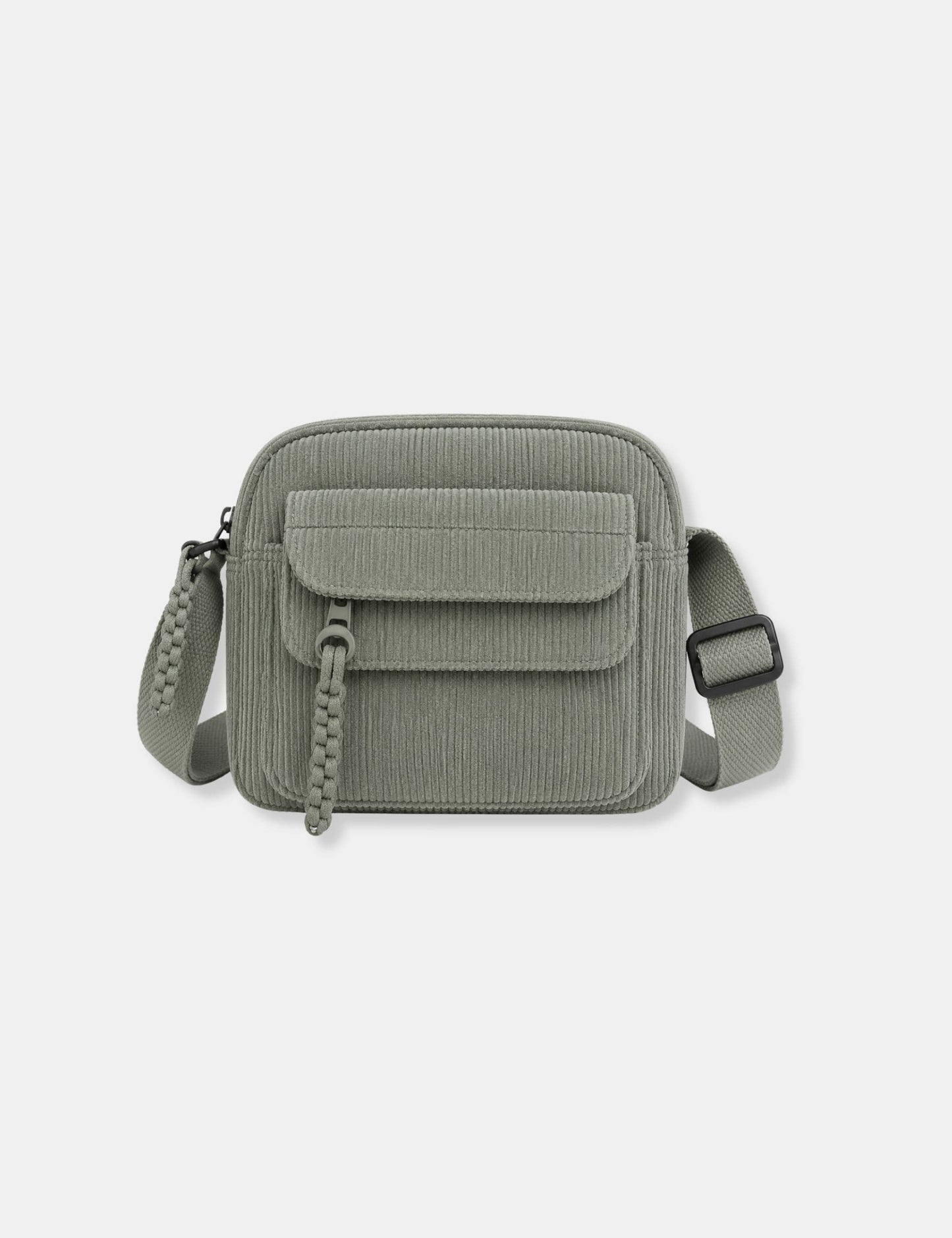 Sac bandoulière velours côtelé
