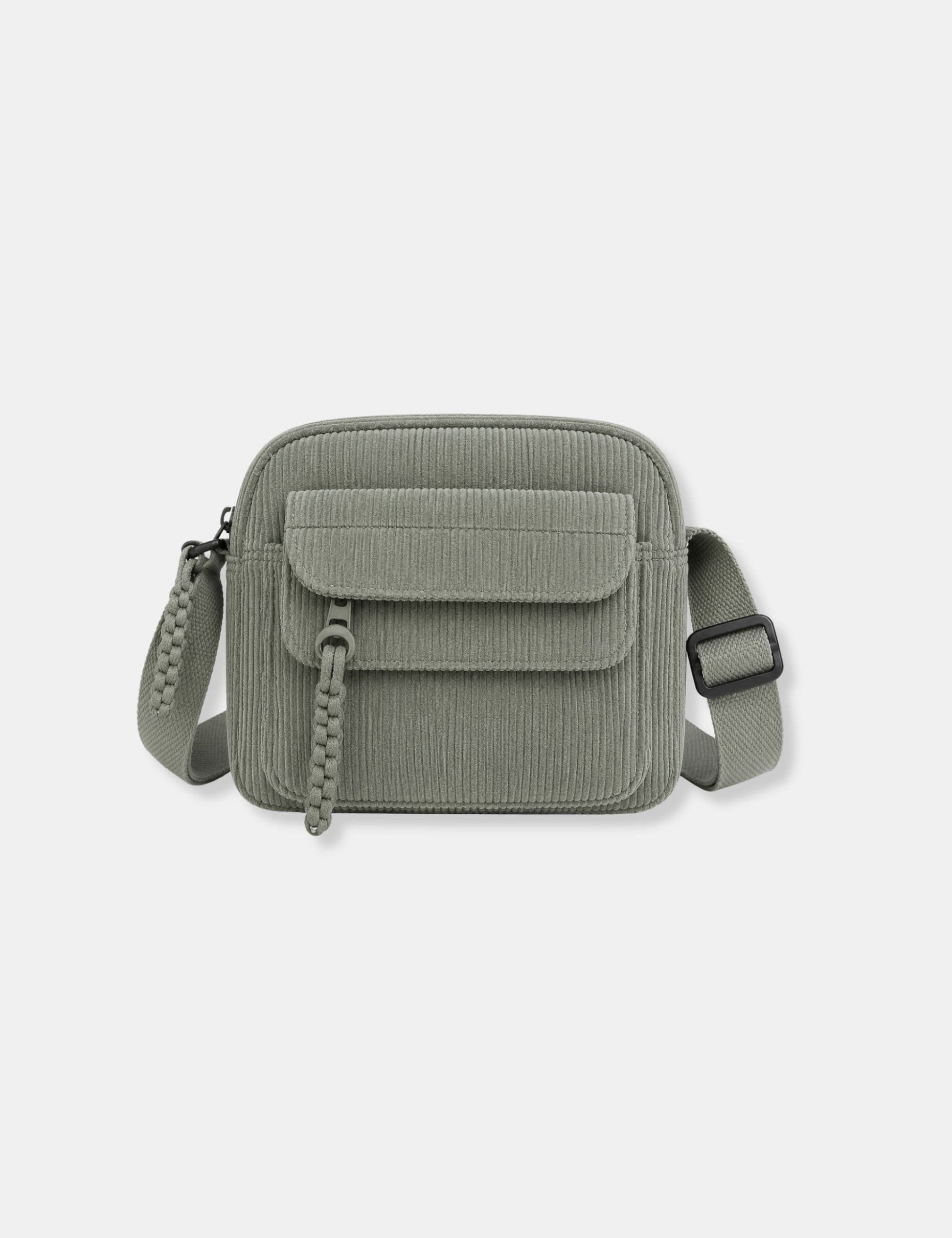 Sac bandoulière velours côtelé