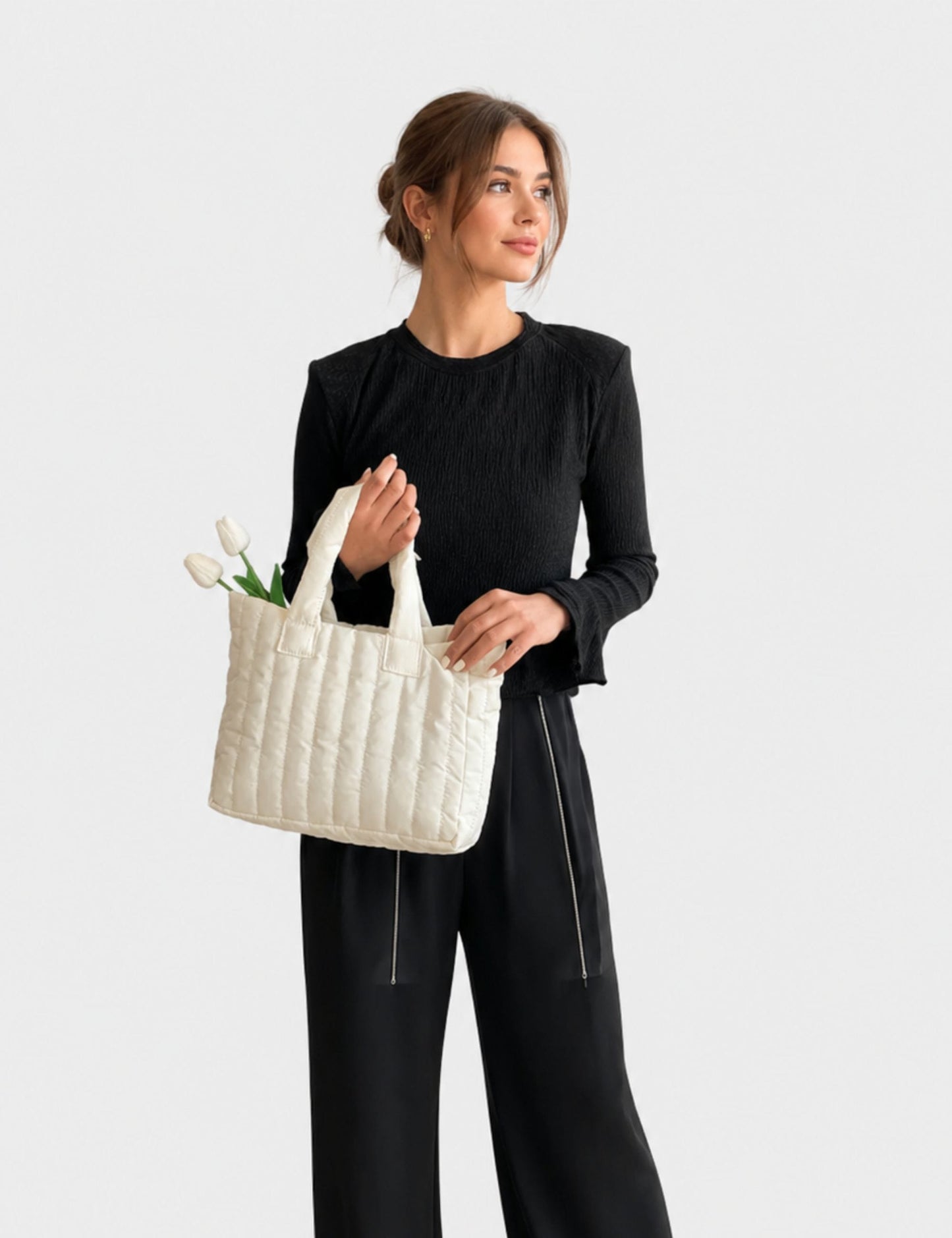 Sac cabas matelassé