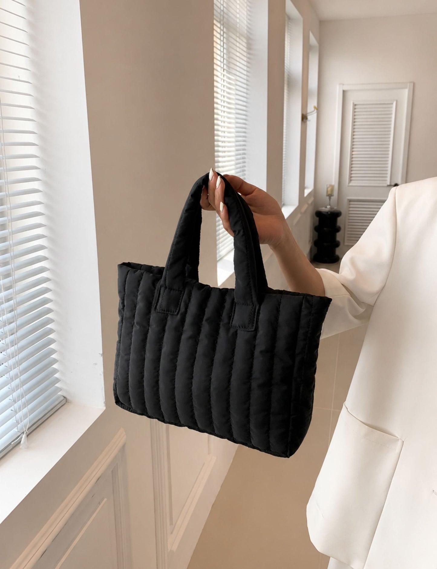 Sac cabas matelassé