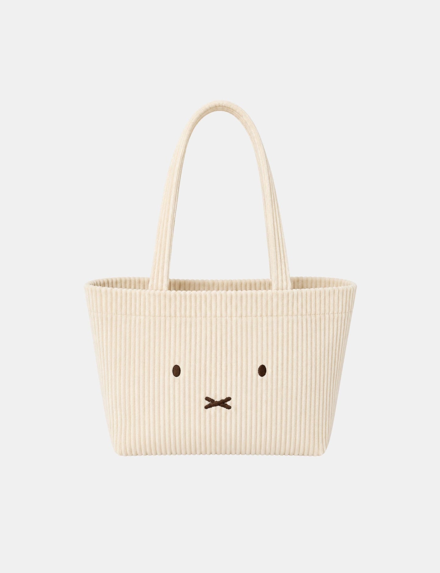 Sac cabas velour côtelé 