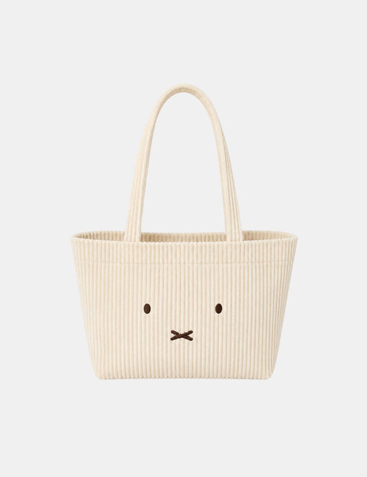Sac cabas velour côtelé 